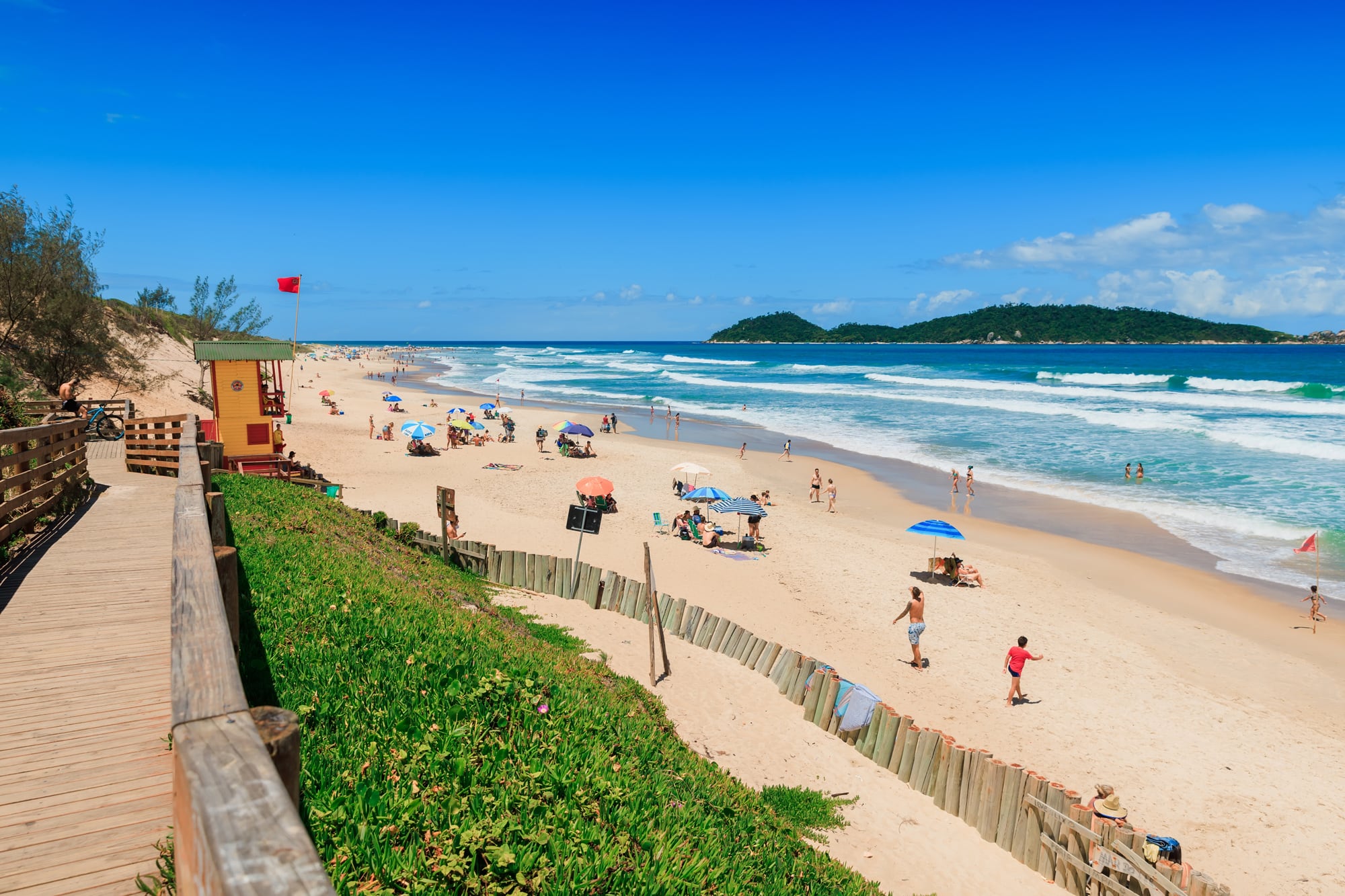 Las playas de Florianópolis esperan récord de visitantes