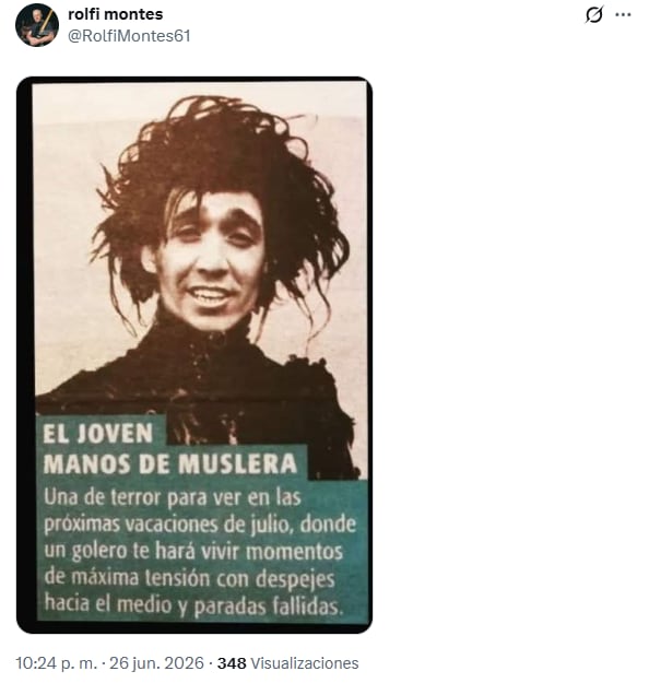 Muslera fue el foco de los memes