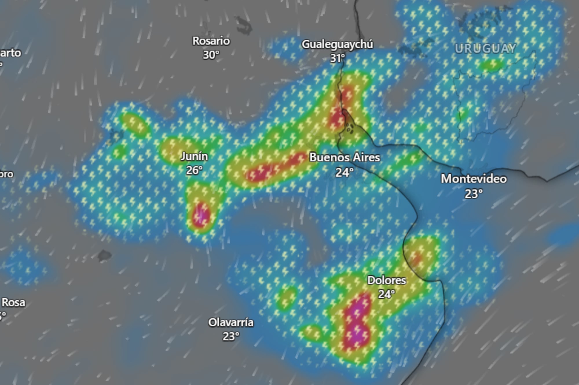 Hay tormentas fuertes y rige una alerta amarilla: hasta cuándo llueve en el AMBA, según el Servicio Meteorológico