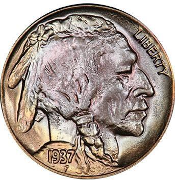La moneda valiosa pertenece a la serie de Buffalo Nickel con la imagen de un nativo americano en su anverso
