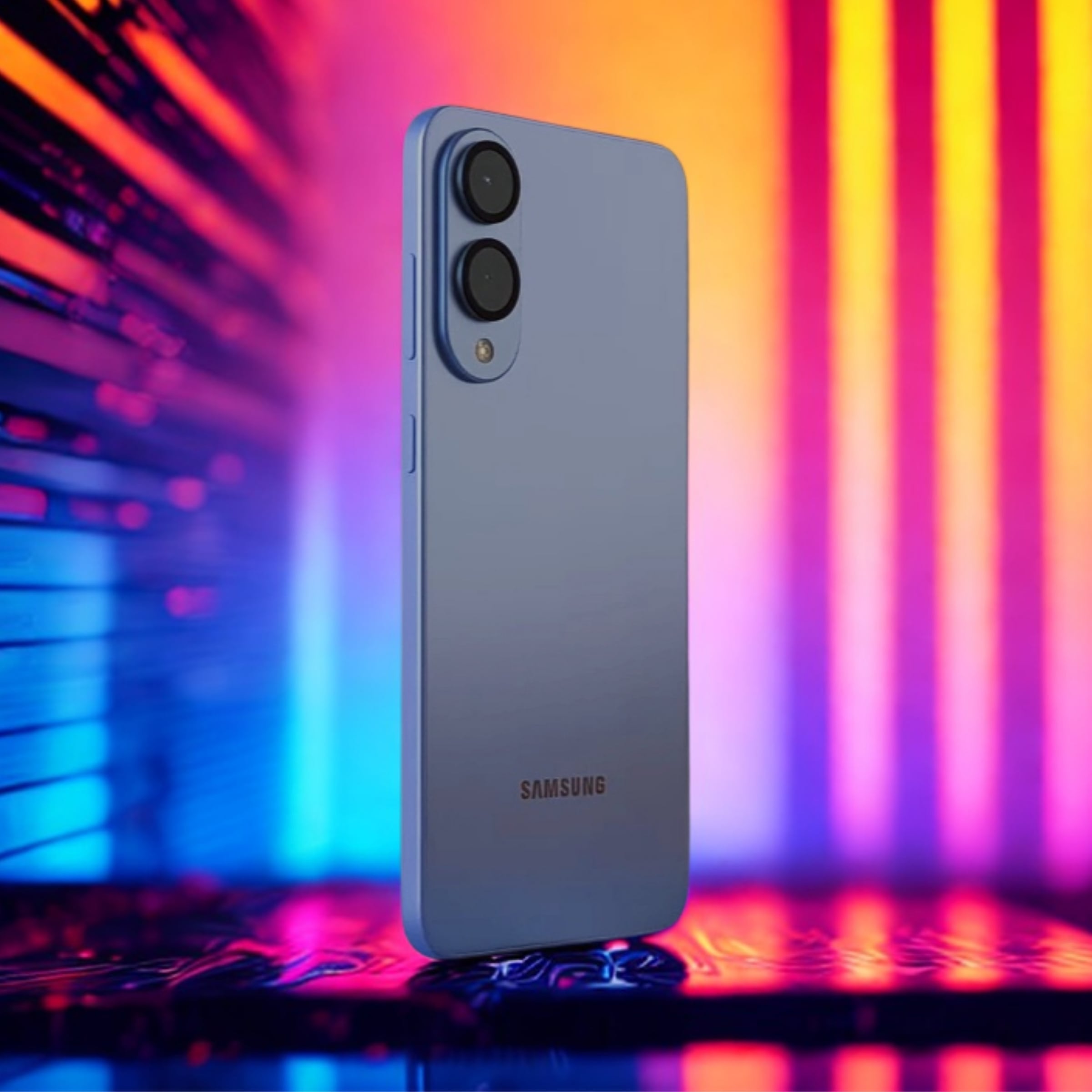 Un Samsung Galaxy S25 Edge, parte de la familia de dispositivos compatibles con Galaxy AI, la plataforma de inteligencia artificial de Samsung