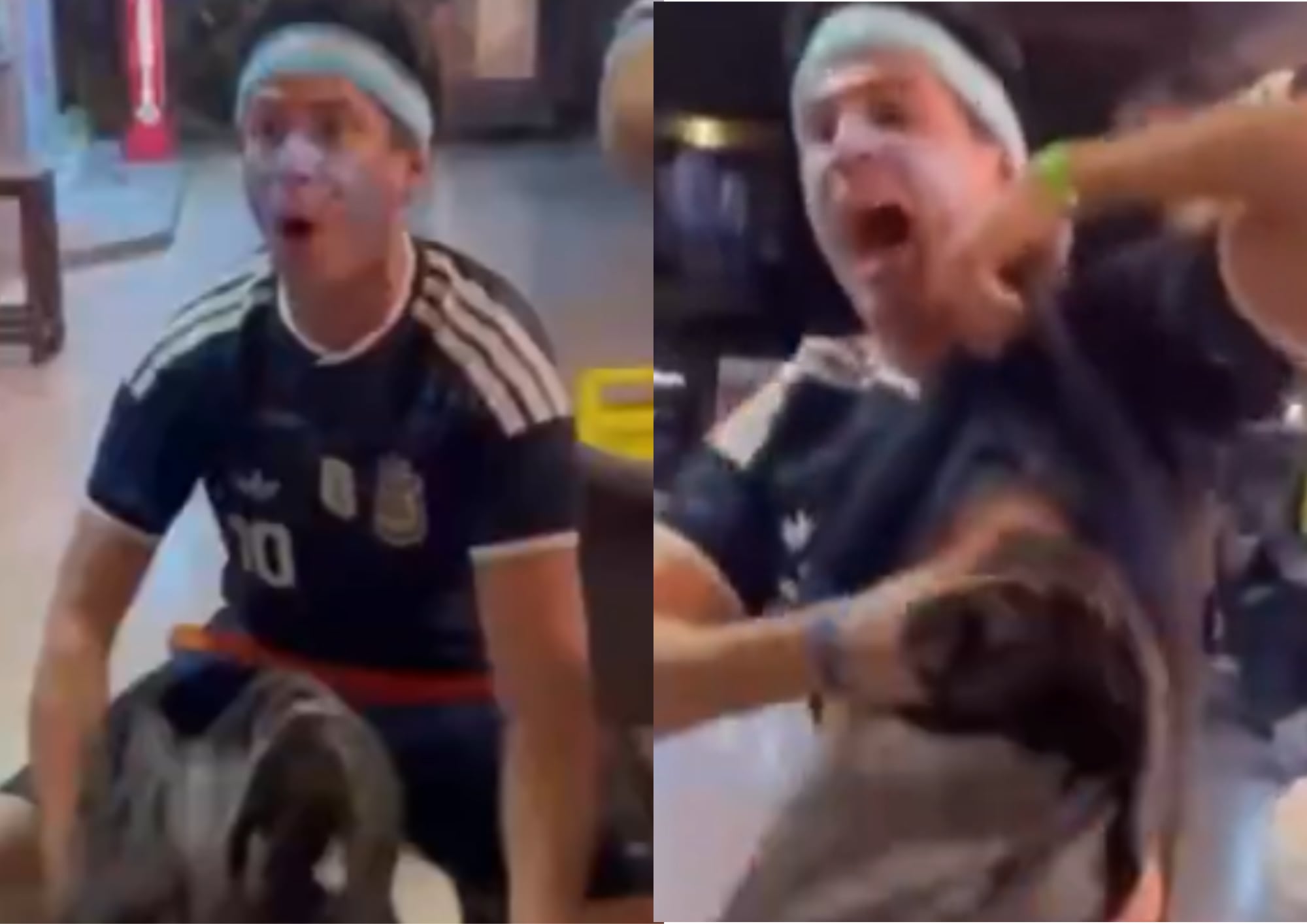 Denunciaron a un argentino por gestos racistas en Brasil tras el partido ante Inglaterra: está prófugo de la Justicia
