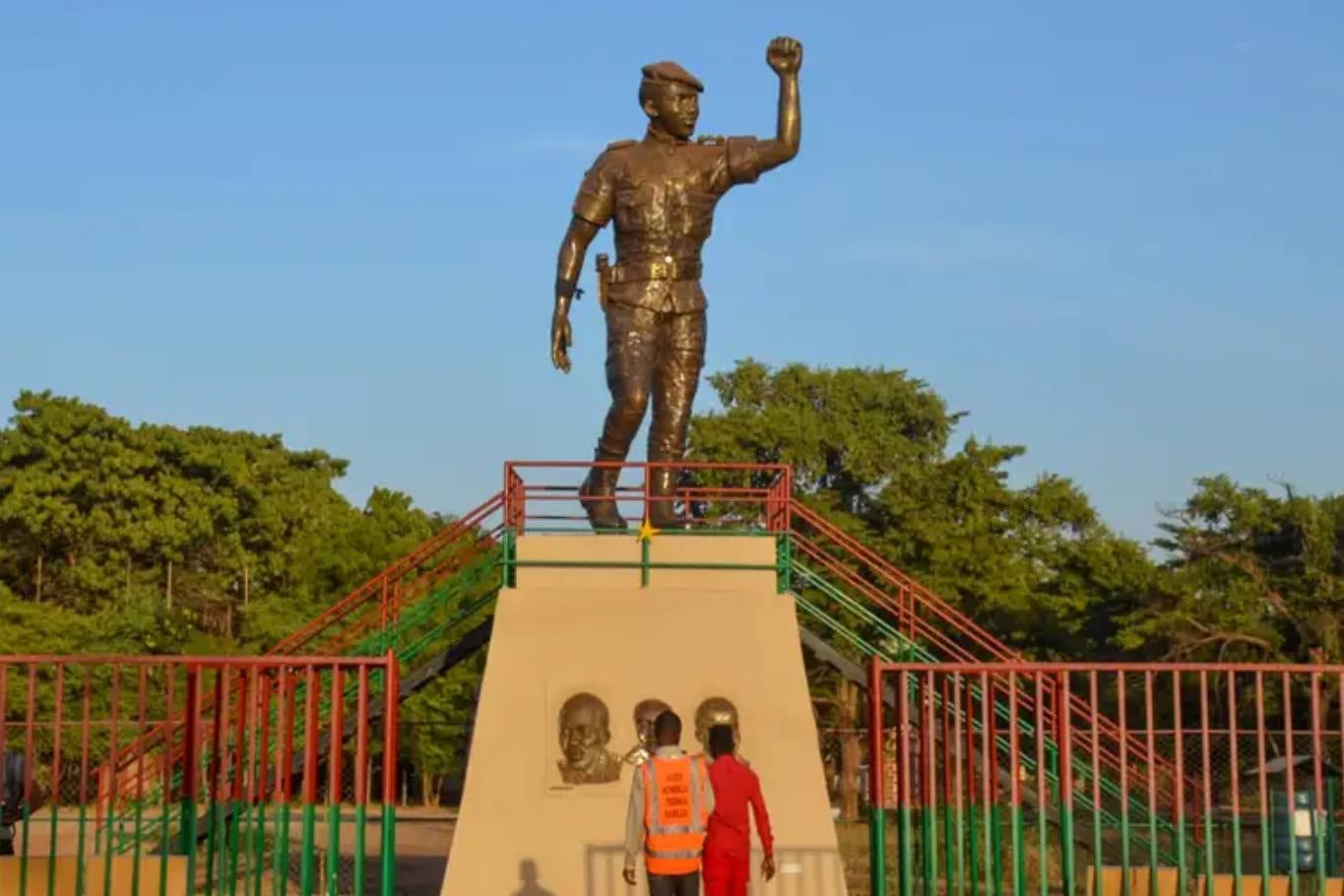 Monumento a Thomas Sankara en Uagadugú, capital de Burkina Faso