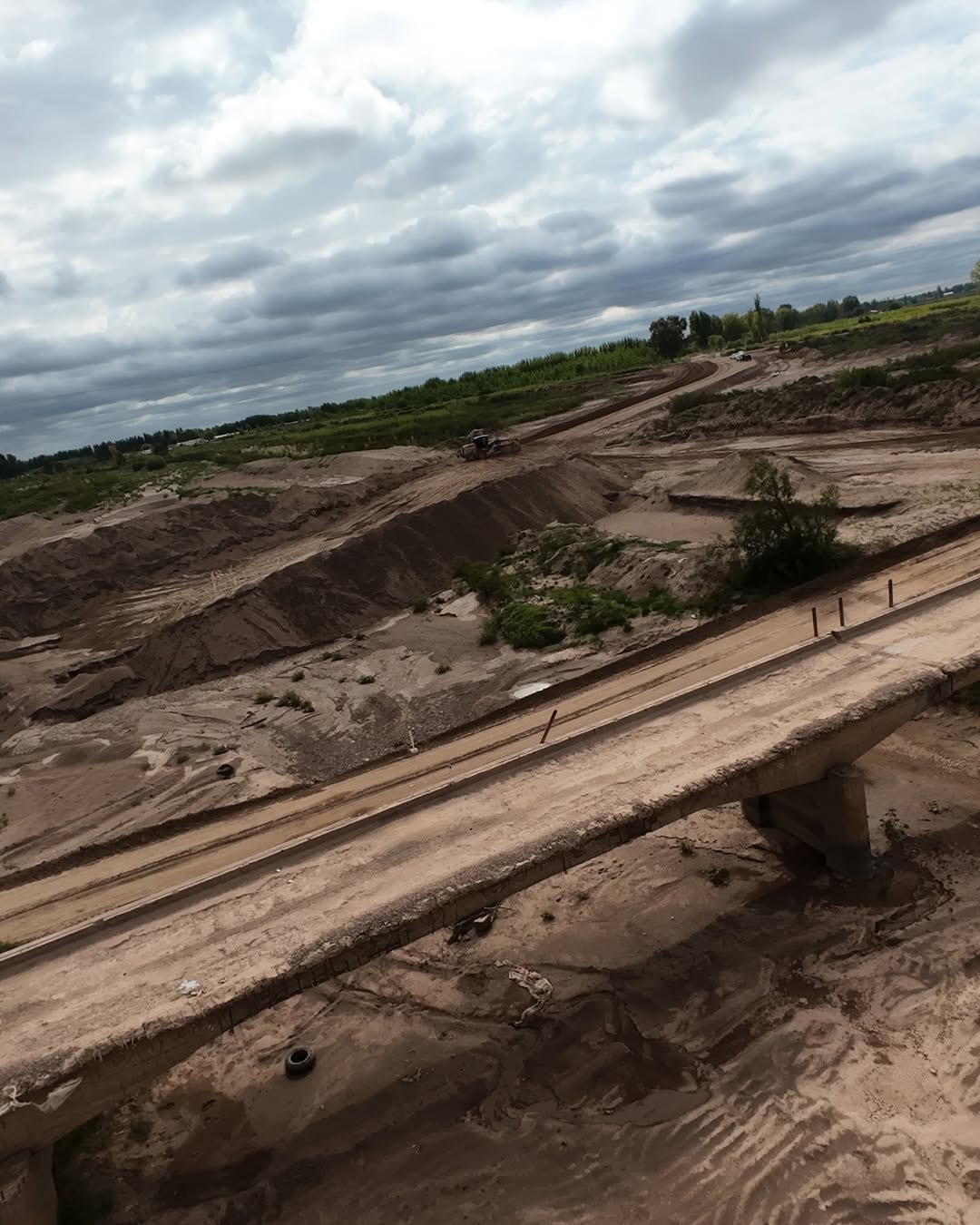 El puente es fundamental para la salida de productos agrícolas (Foto: Vialidad Mendoza)