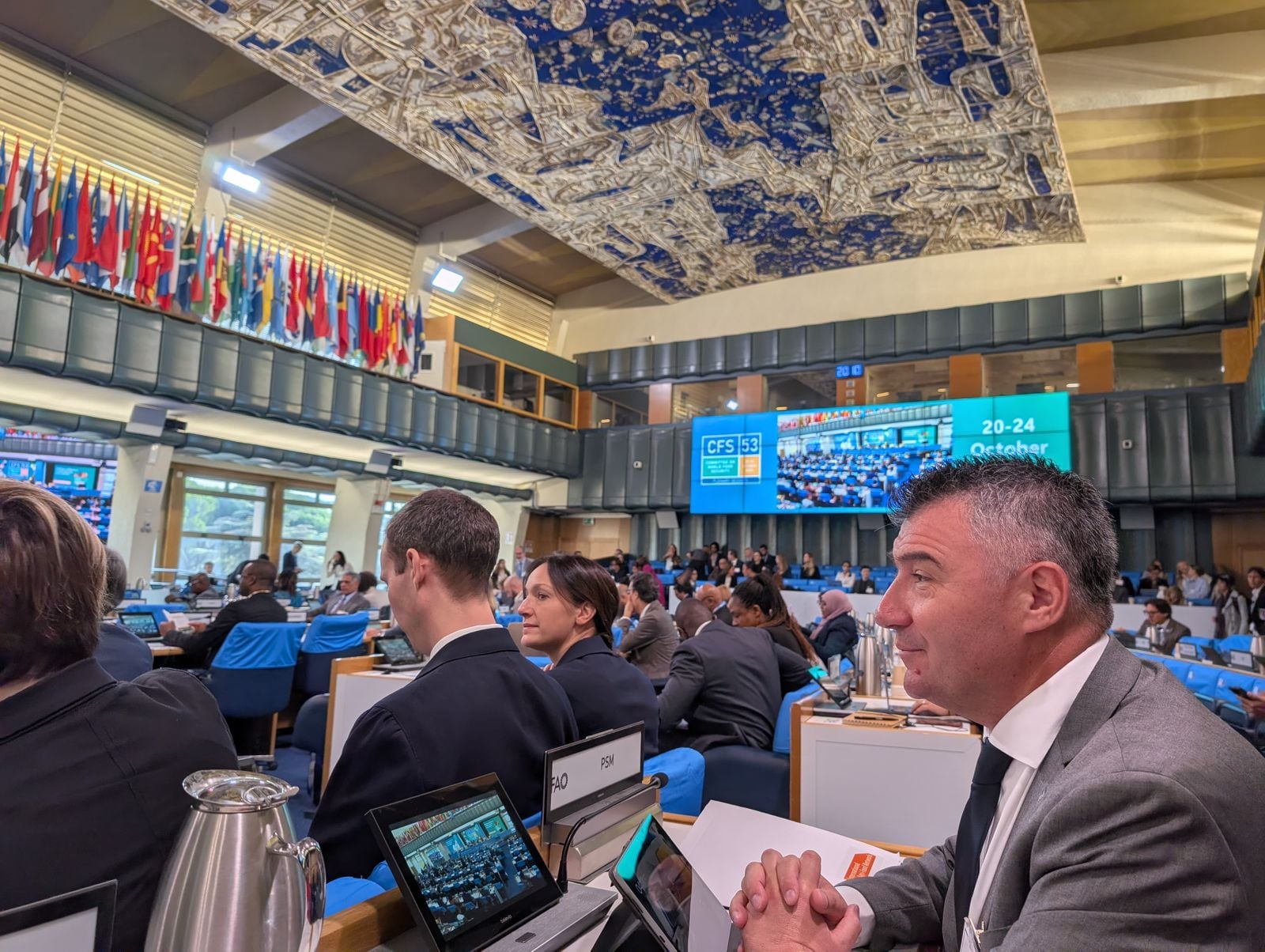Cumbre global: la Argentina presentó en la FAO su modelo de mercados agrícolas