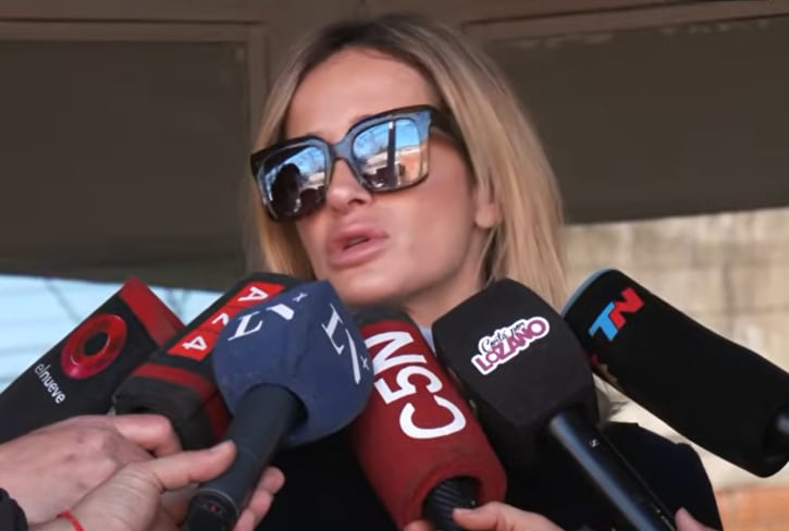 Prandi hace instantes en declaraciones con los medios