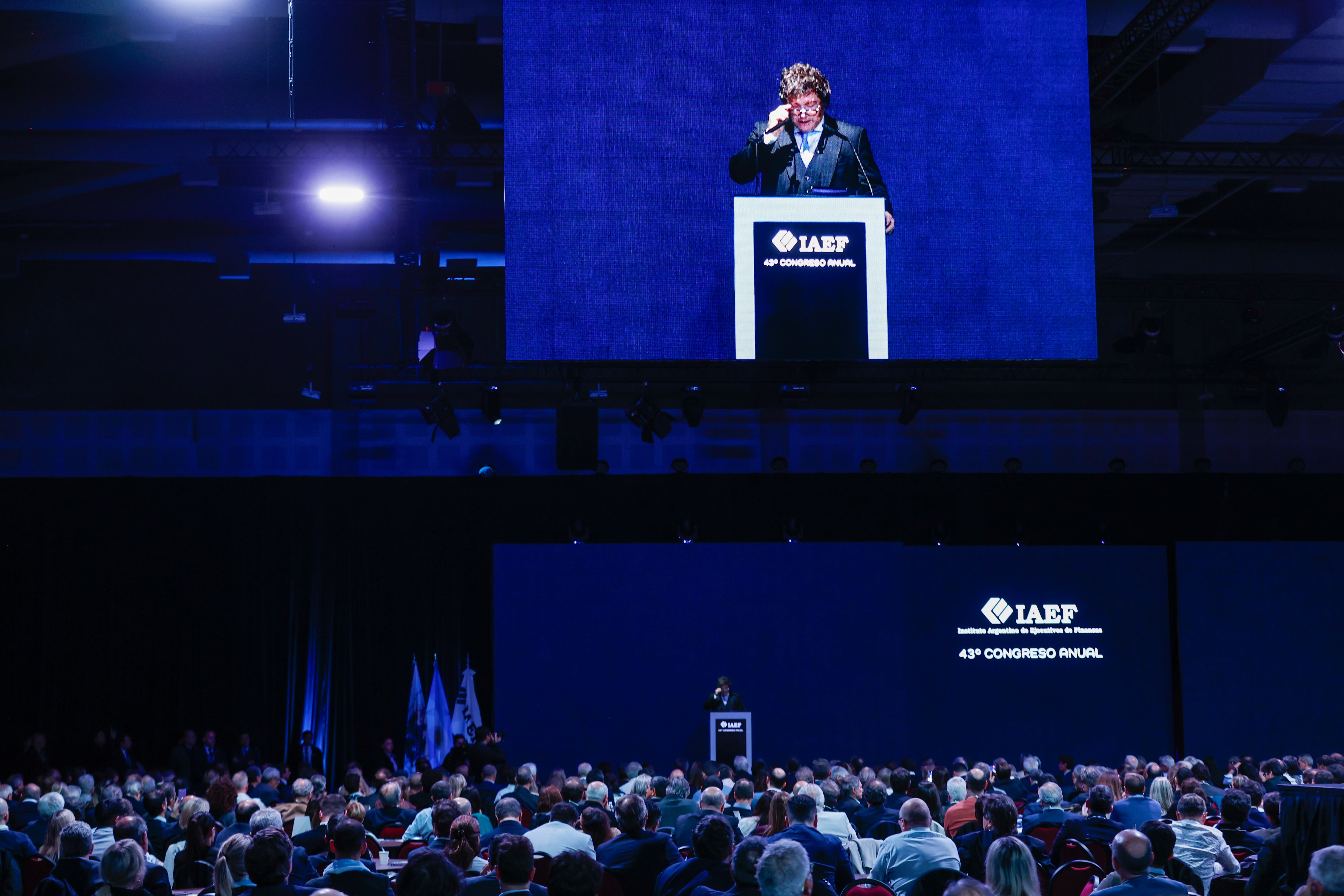 Buenos Aires 2jun26. Cierre del IAEF con la presencia de Javier Milei.