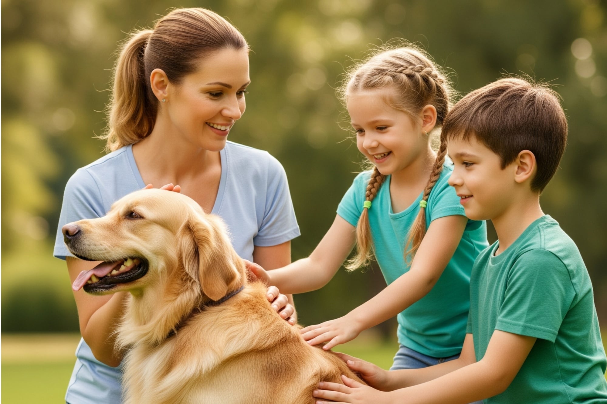 Los tips recomendados para acariciar a una mascota (Foto: IA)
