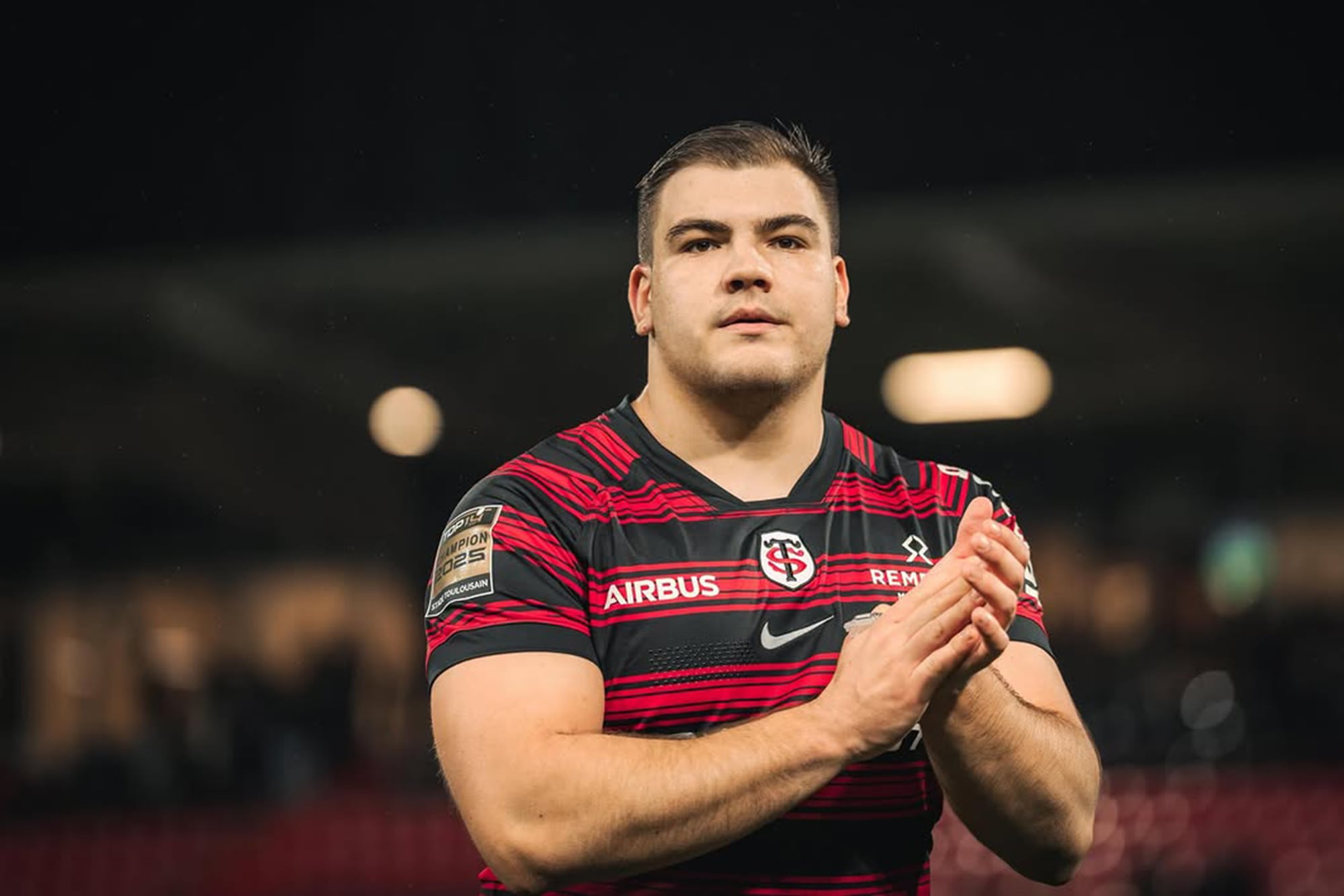Tomás Rapetti llegó a Toulouse en 2025, a los 20 años, y ya integra los Pumas, tras protagonizar el Súper Rugby Américas por Pampas.