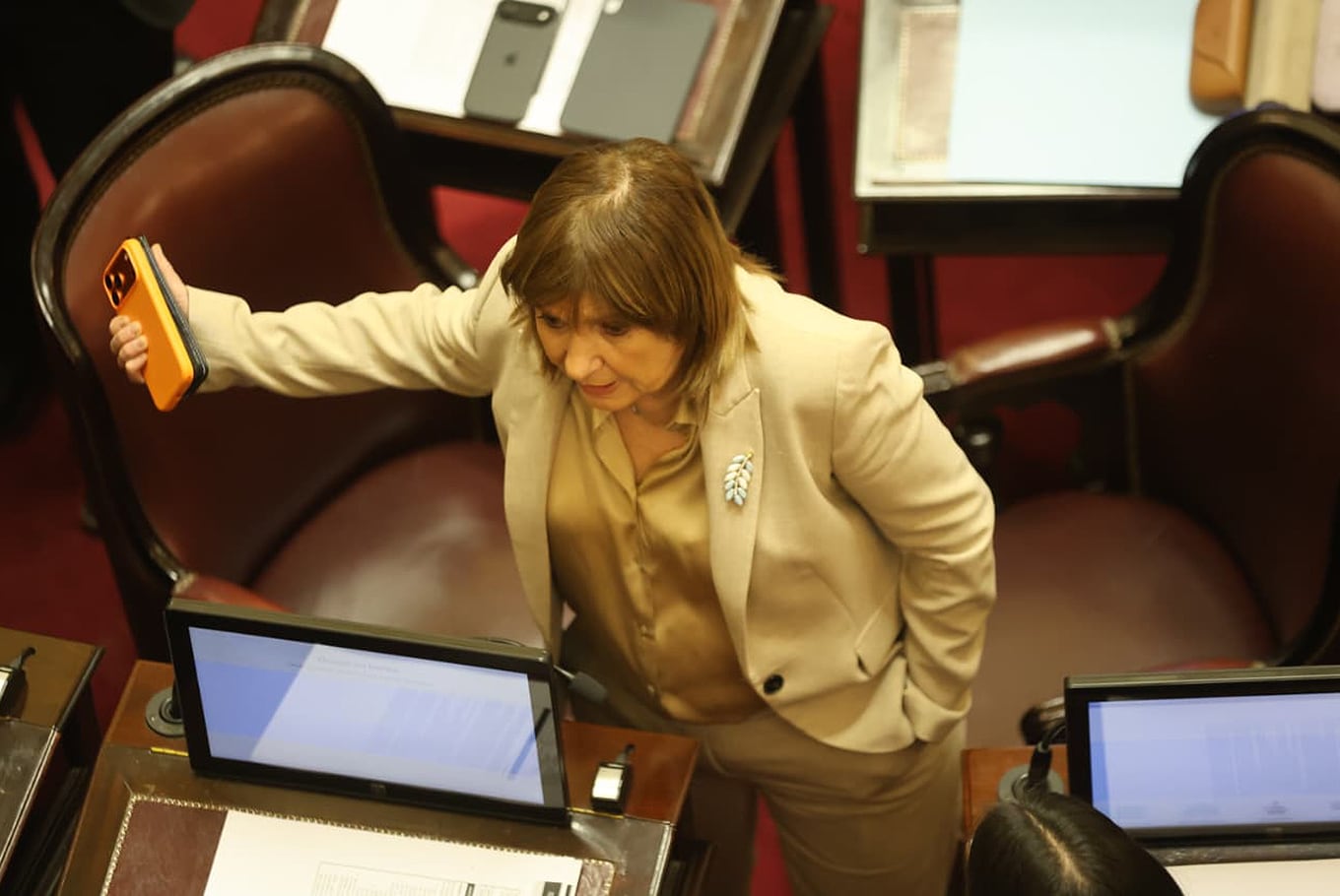 Bullrich lideró una estrategia de contención de daños en el Senado por el tema Adorni y al mismo tiempo lo cuestionó hacia adentro y hacia afuera