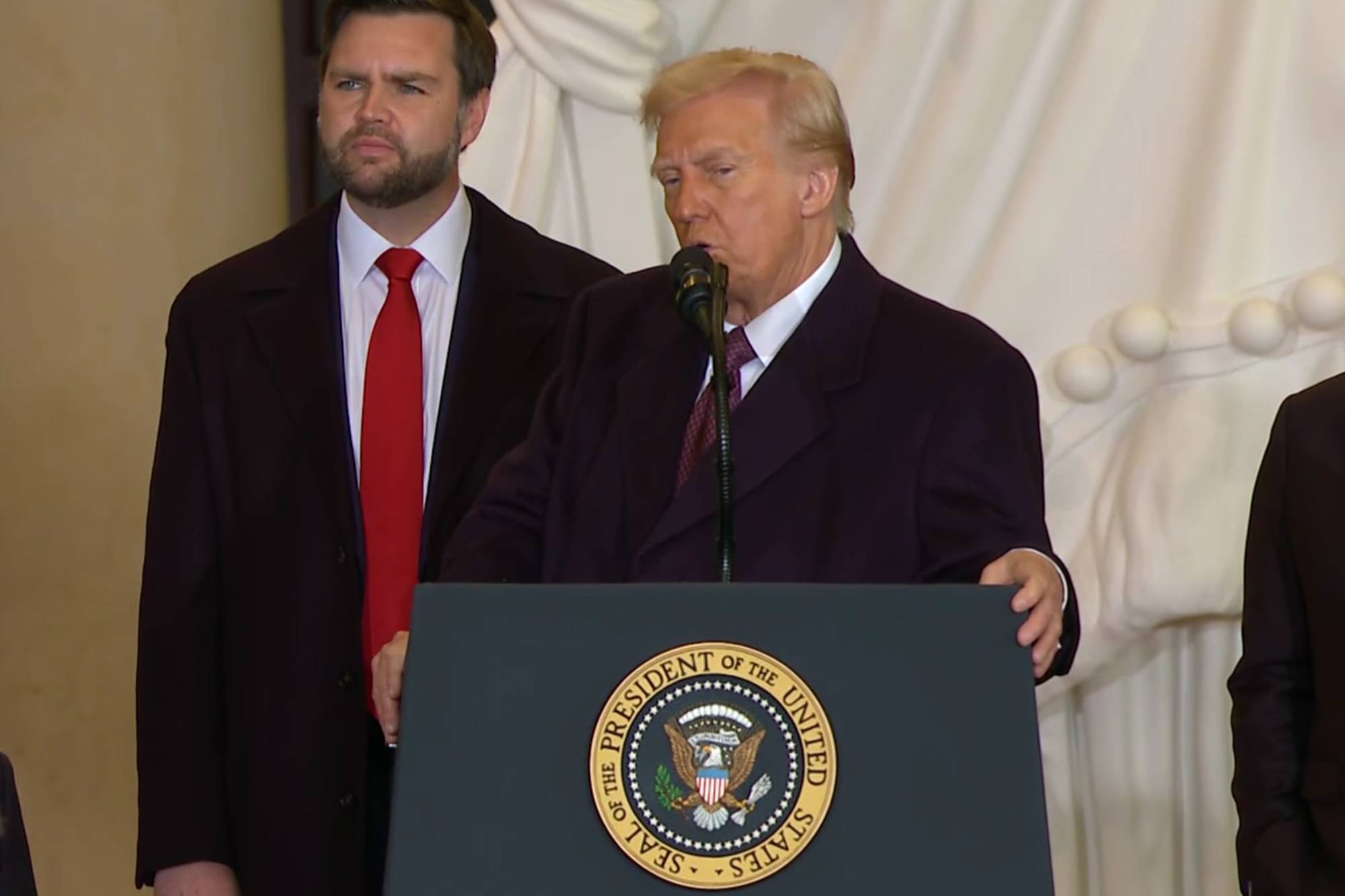 Las 20 frases clave del discurso inaugural de Donald Trump