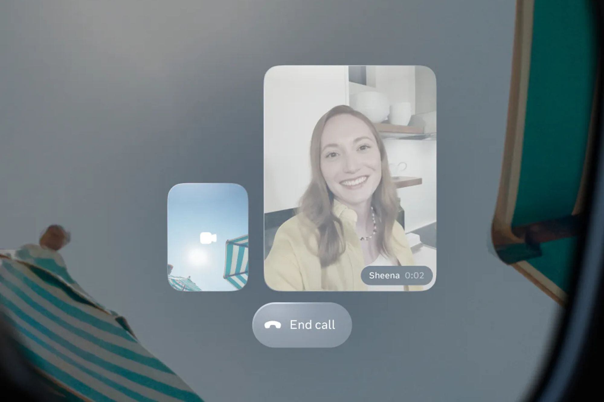 La pantalla de los lentes es únicamente visualizada por el usuario