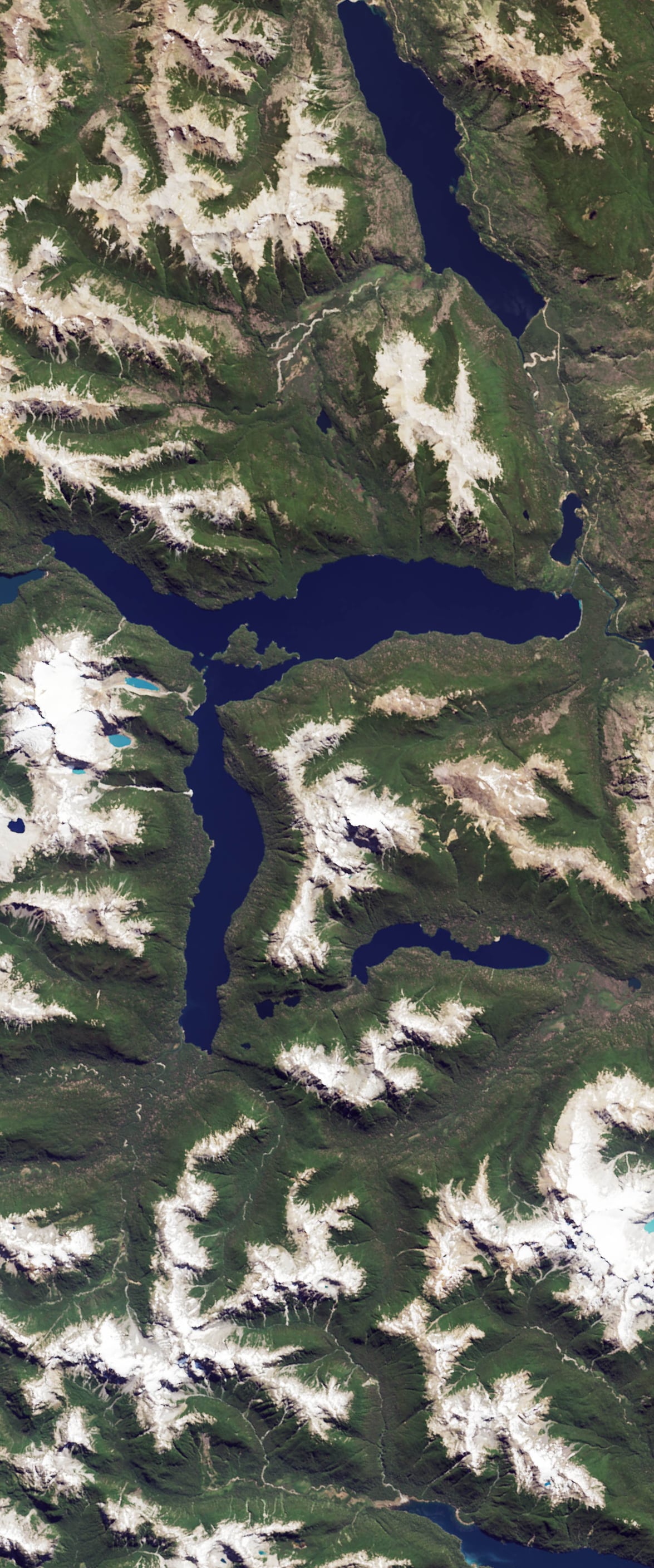 La R del Lago Menéndez, Argentina, que se puede usar para escribir un nombre