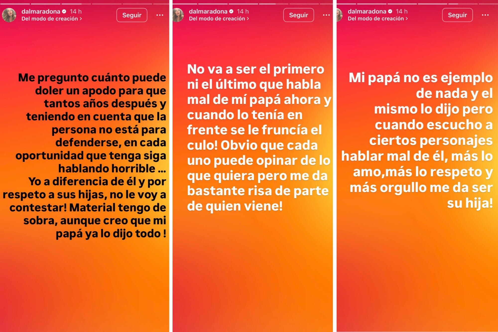 Las historias de Dalma Maradona