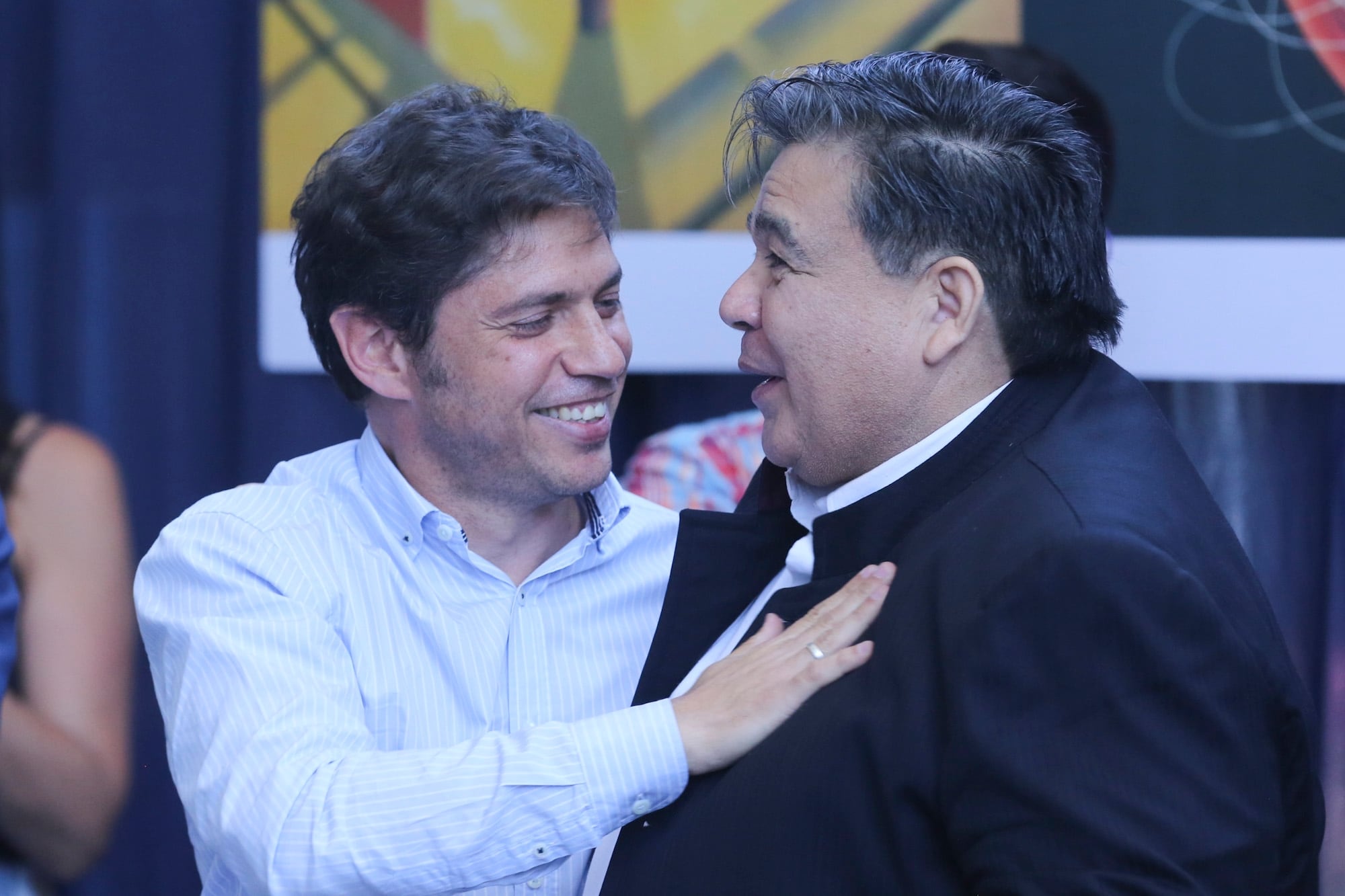 Axel Kicillof junto a Mario Ishii en José C. Paz