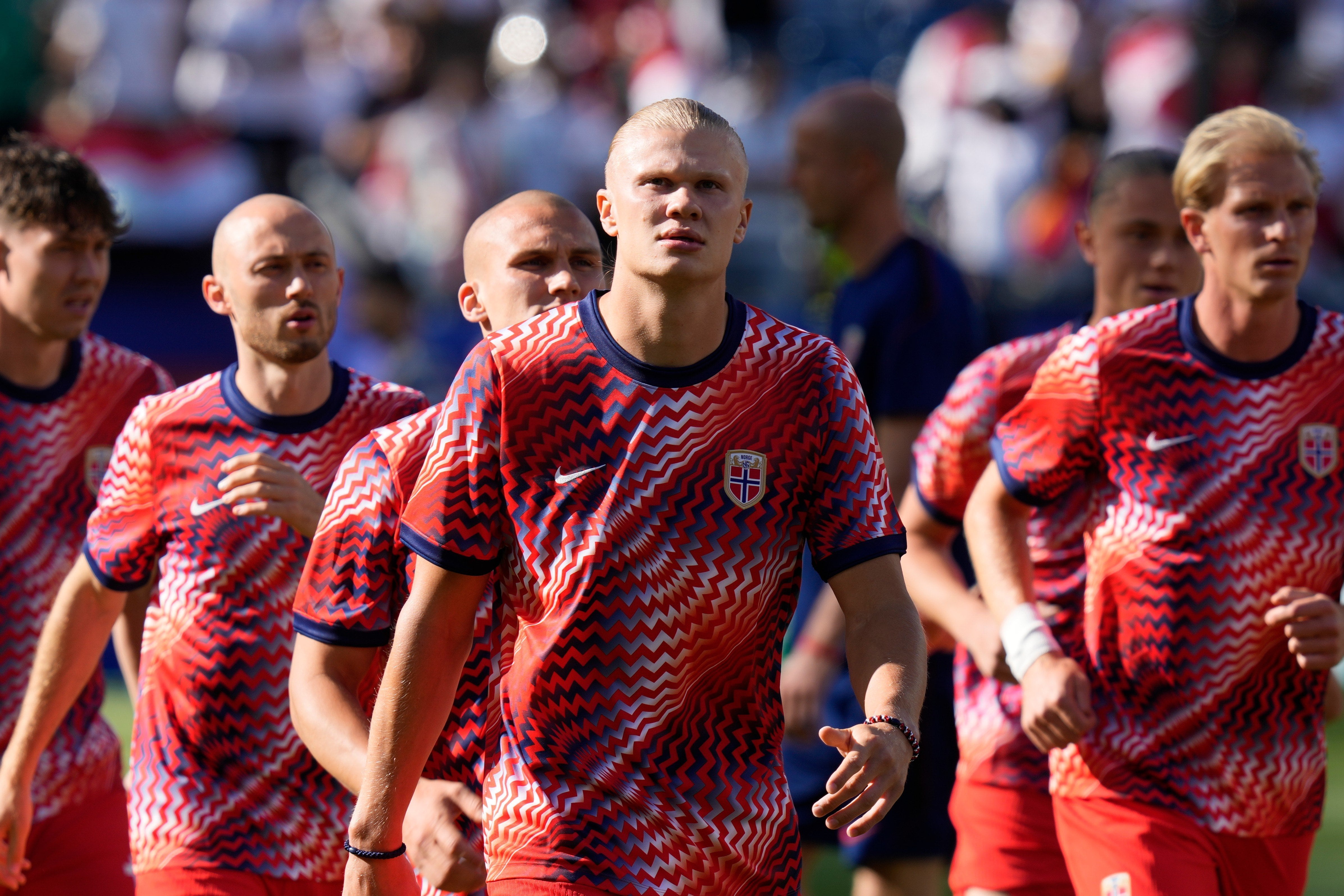 Erling Haaland, a la cabeza del equipo de Noruega que jugará su primer Mundial en este siglo