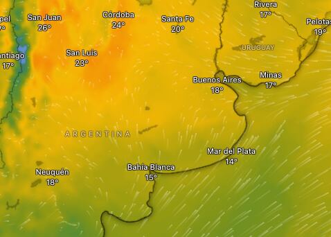 Hay alerta amarilla por vientos intensos y nevadas para este martes 12 de mayo: las provincias afectadas