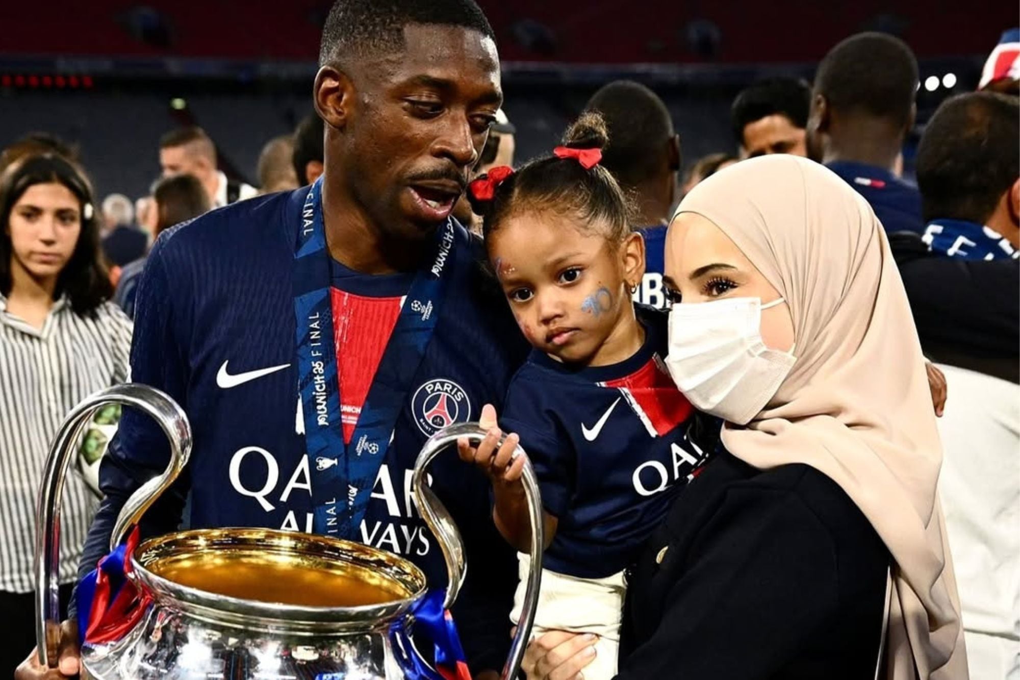 Quién es Rima Edbouche, la misteriosa esposa de Ousmane Dembélé que nunca muestra su rostro