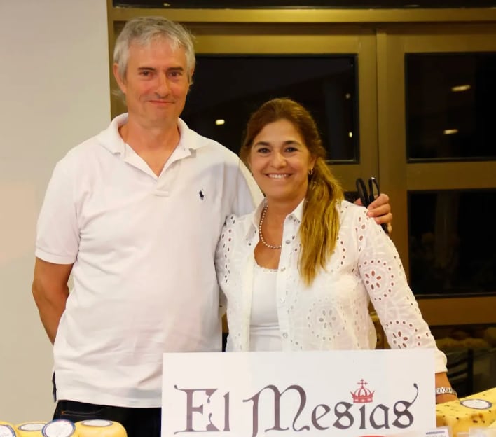 Fue entonces cuando a los dos años de estar a cargo del tambo nació El Mesías, la fábrica de quesos artesanales que instalaron con su marido en paralelo