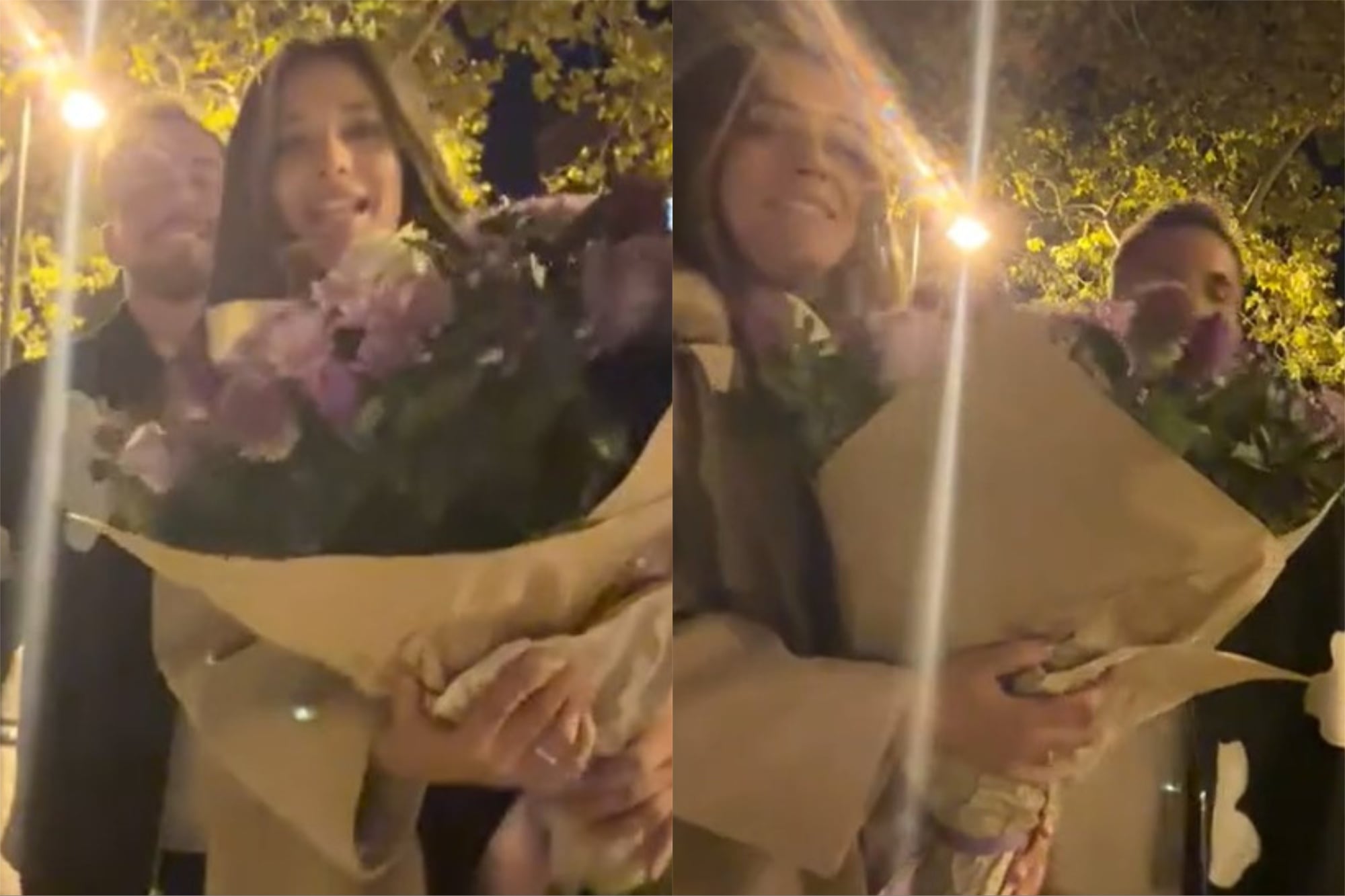 Viral: grabó un video con su novia y de repente apareció Messi detrás