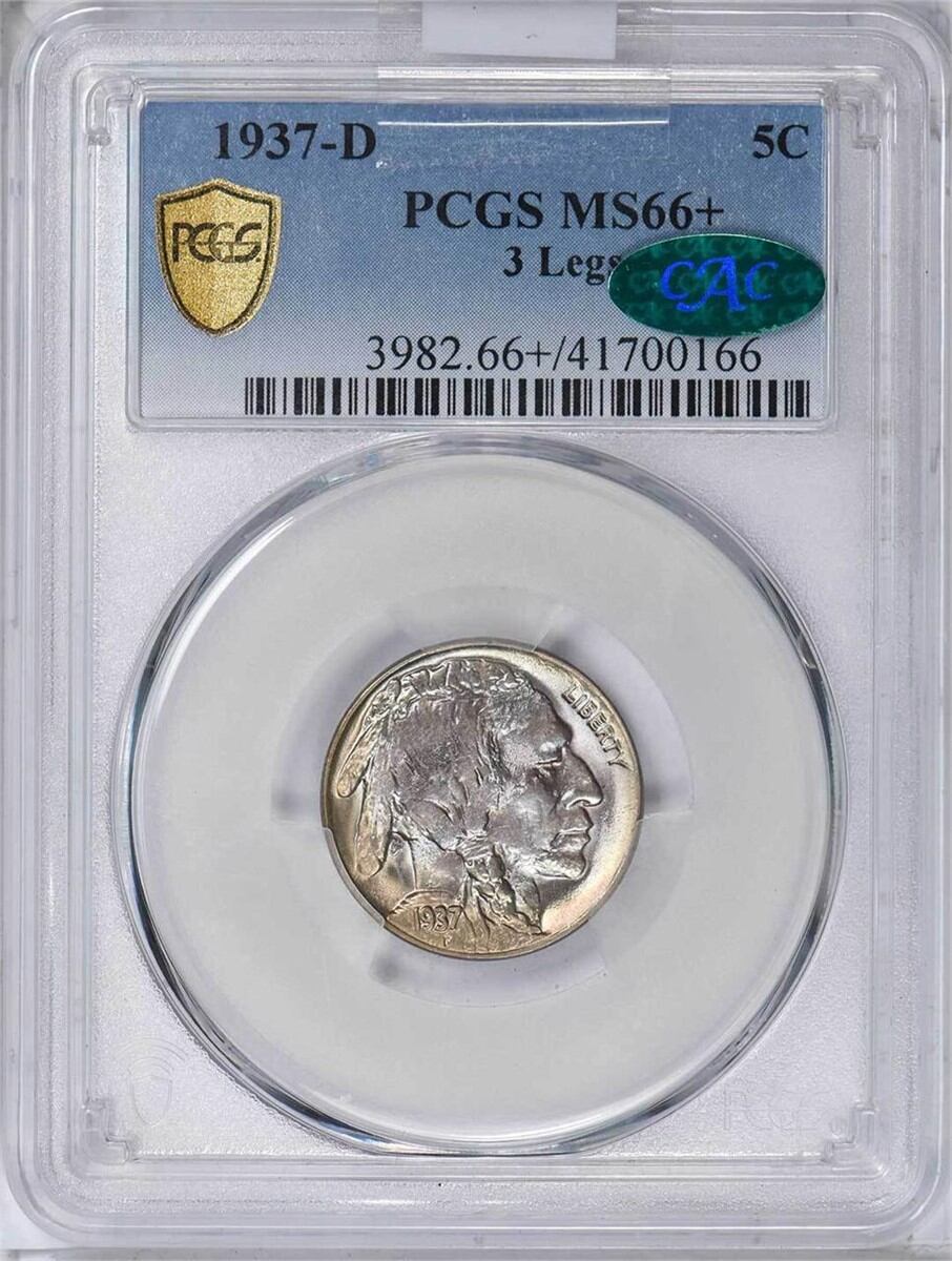 La pieza fue calificada como MS66+ por su buen estado de conservación