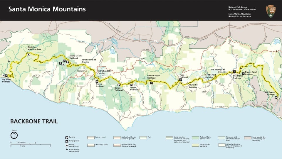 El sendero conecta a los condados de Los Ángeles y al de Ventura