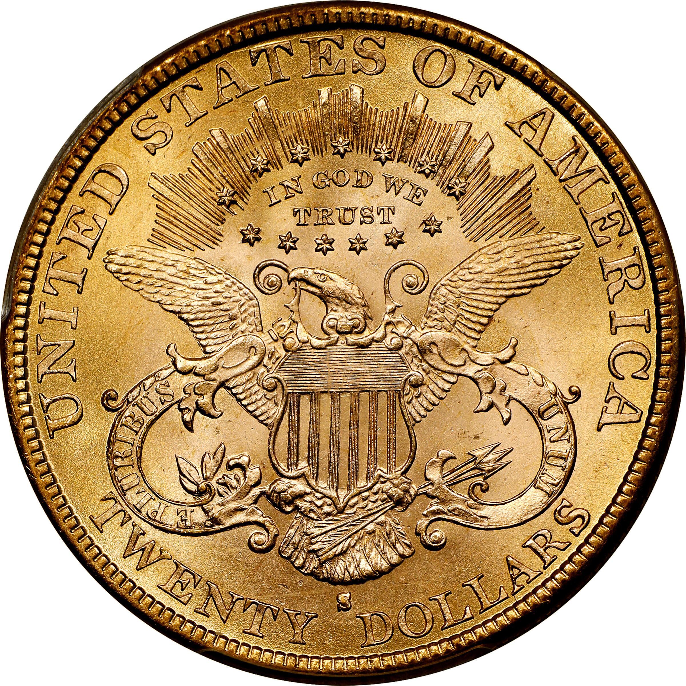 Las monedas acuñadas en San Francisco llevan la marca de ceca