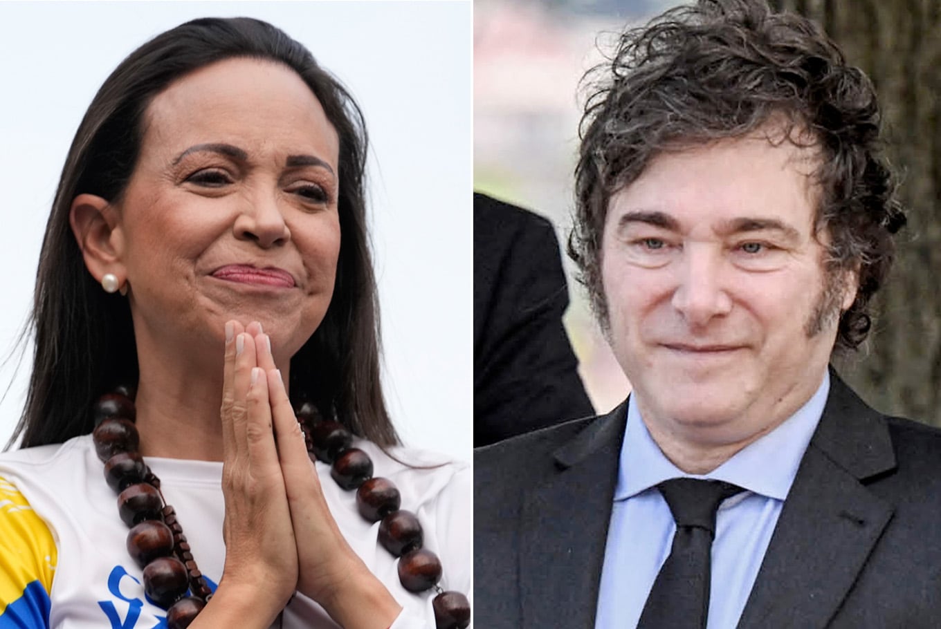 Milei viajará a Noruega para acompañar a María Corina Machado a la ceremonia del Premio Nobel de la Paz