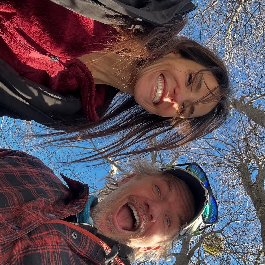 María Susini y Facundo Arana durante sus vacaciones en el sur en julio pasado (Foto: Instagram/@facundoaranatagle)