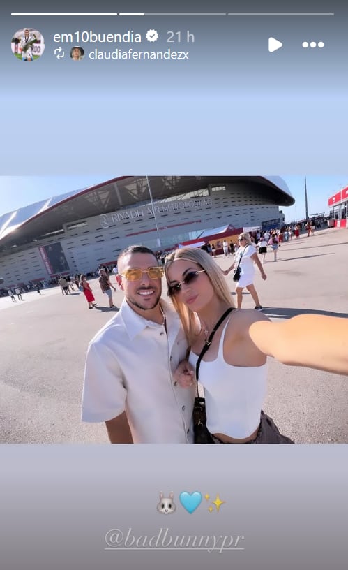 Emiliano y su mujer fueron a ver al cantante puertorriqueño