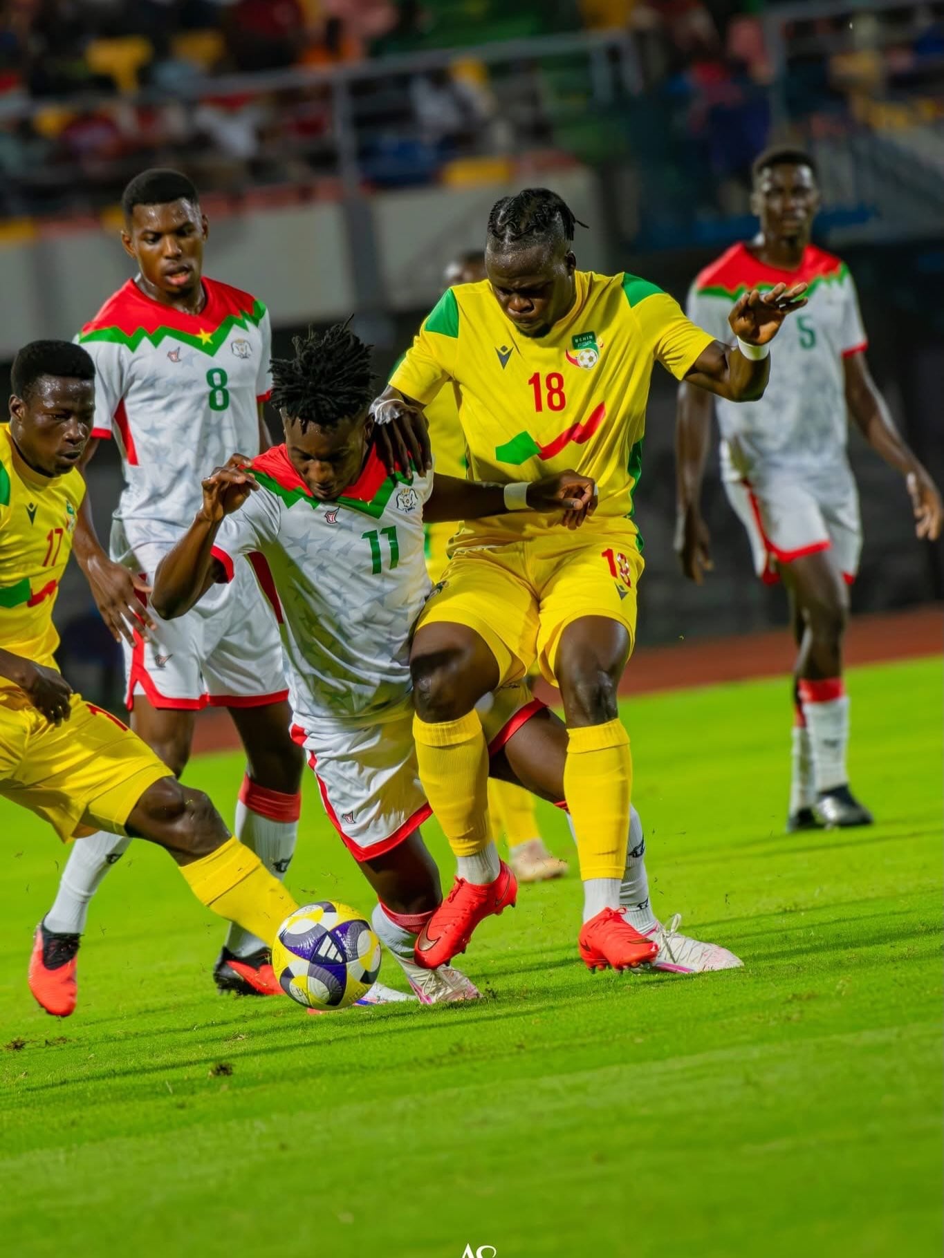 Burkina Faso y Benín jugaron hace una semana e igualaron 1-1