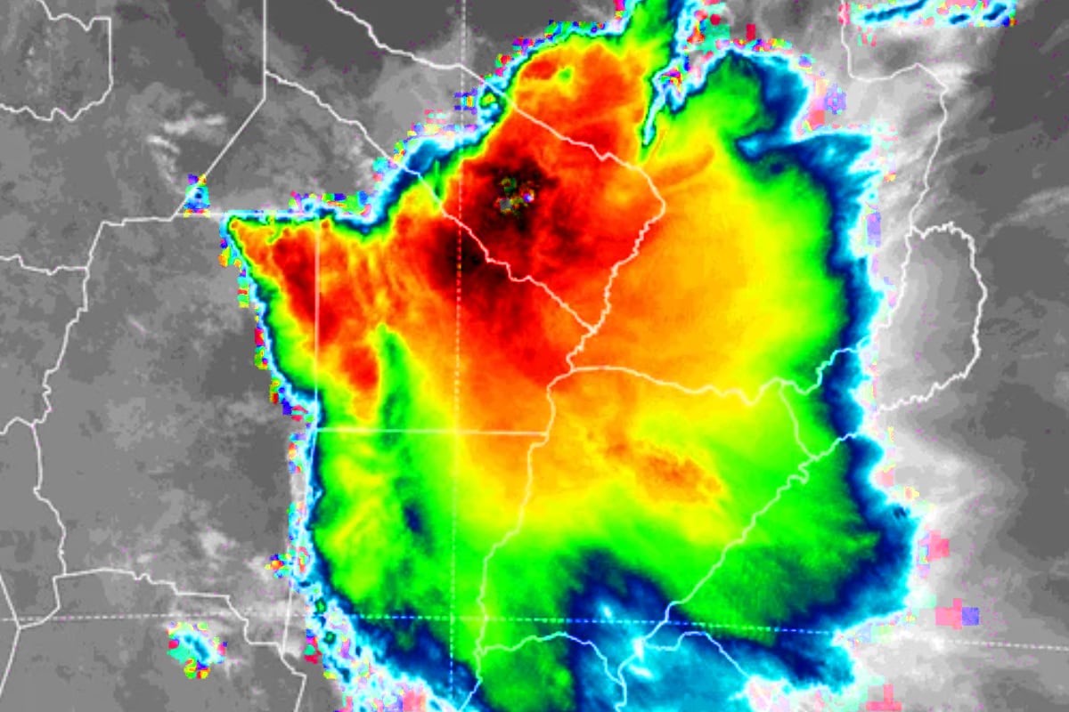 Avanza un frente de 48 horas inestables, descenso térmico y lluvias intermitentes: las zonas afectadas
