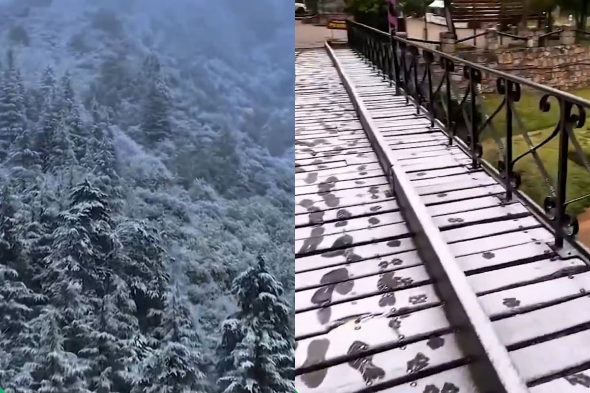 Ola polar: Córdoba se cubrió de nieve en plena primavera