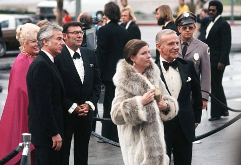 Fred y Robyn llegando a los Oscar (Getty Images)