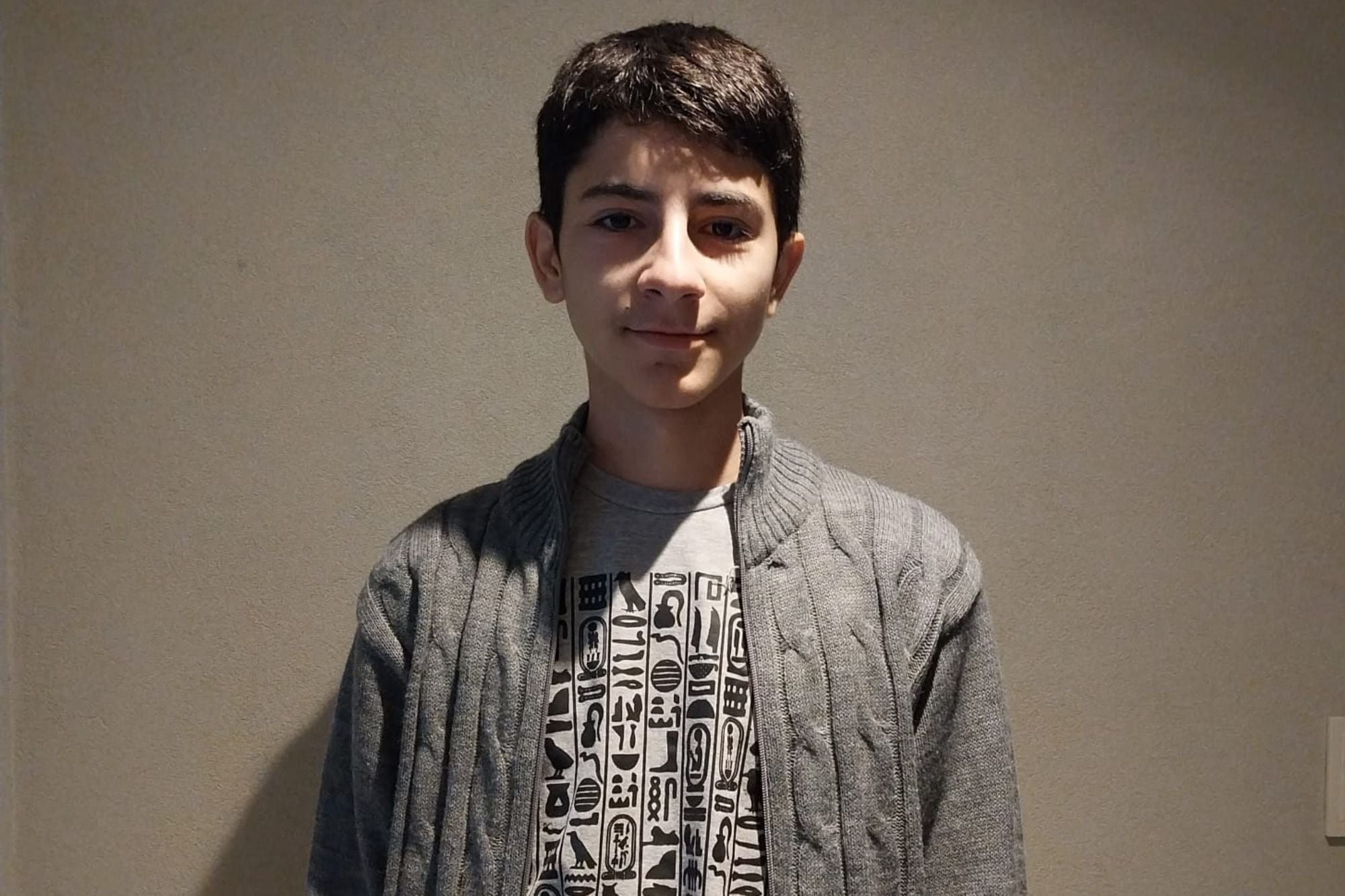 A sus 15 años, Antonio Strejilevich viajará por primera vez en avión gracias a su destreza para la matemática