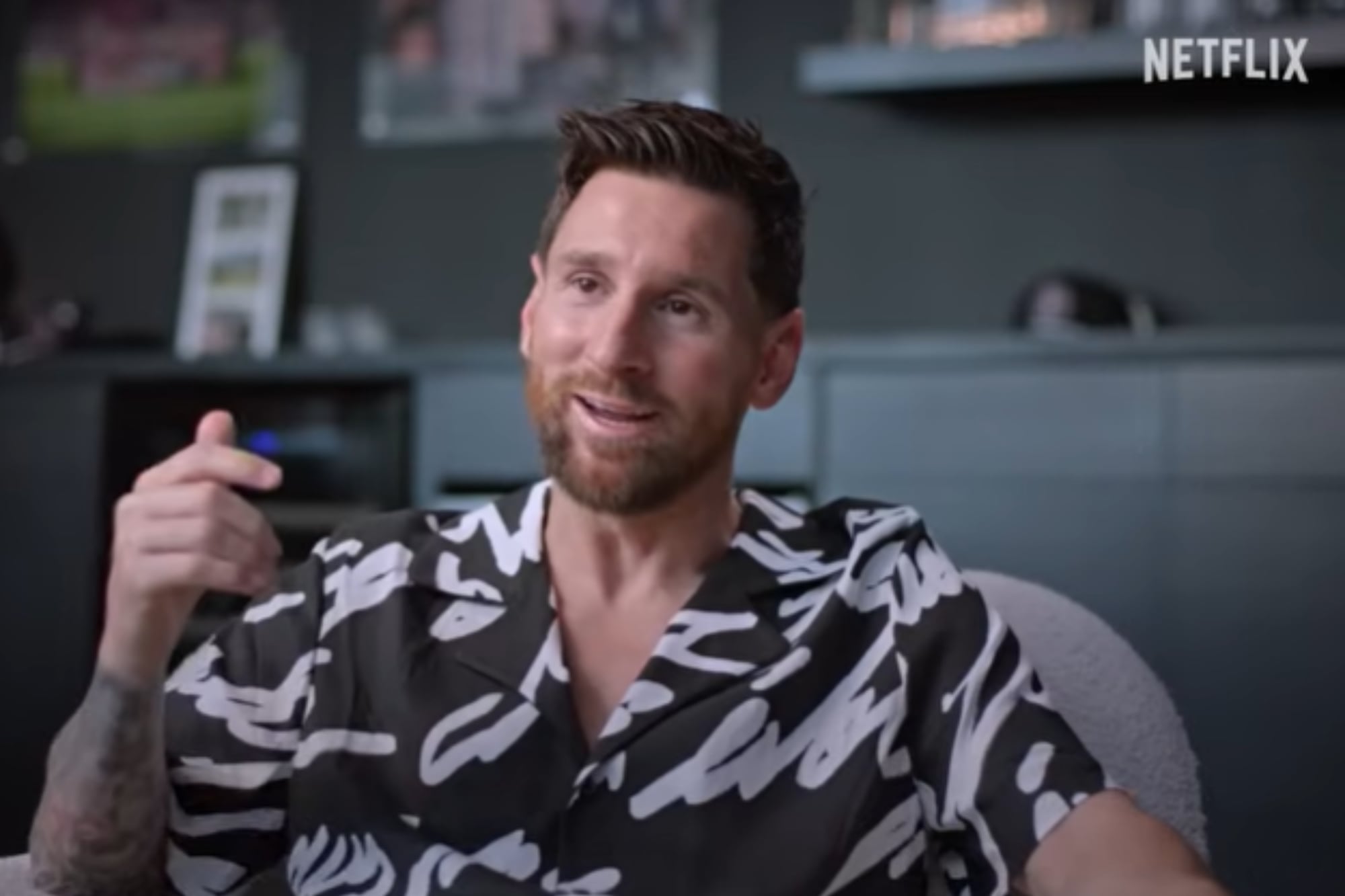 Lionel Messi forma parte del documental de Ronaldinho (Foto: Captura de video)