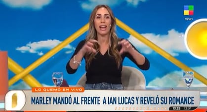 Marley fue quien reveló al aire de Por el mundo (Telefe) el nuevo romance de Ian Lucas
