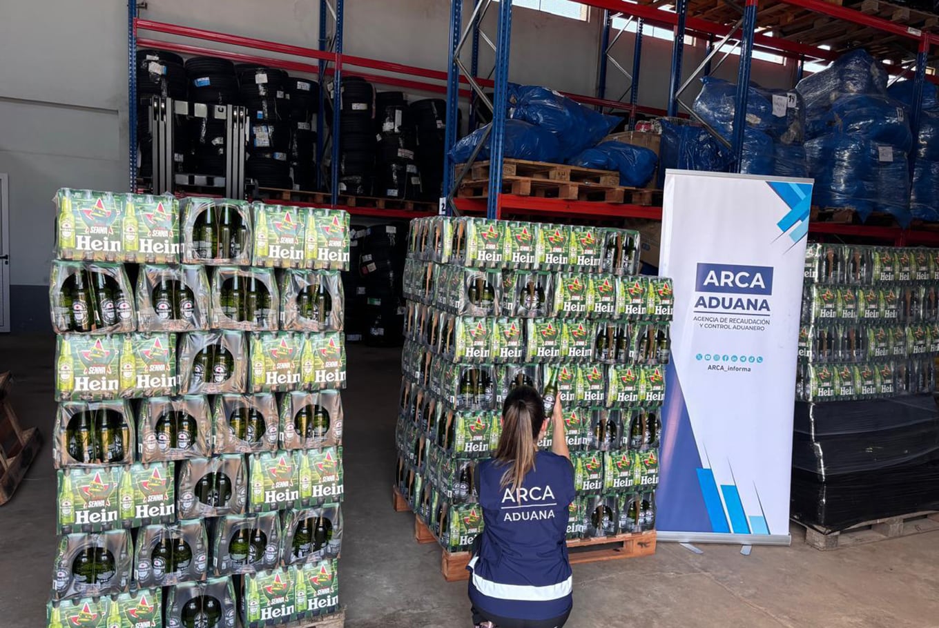 La mercadería secuestrada