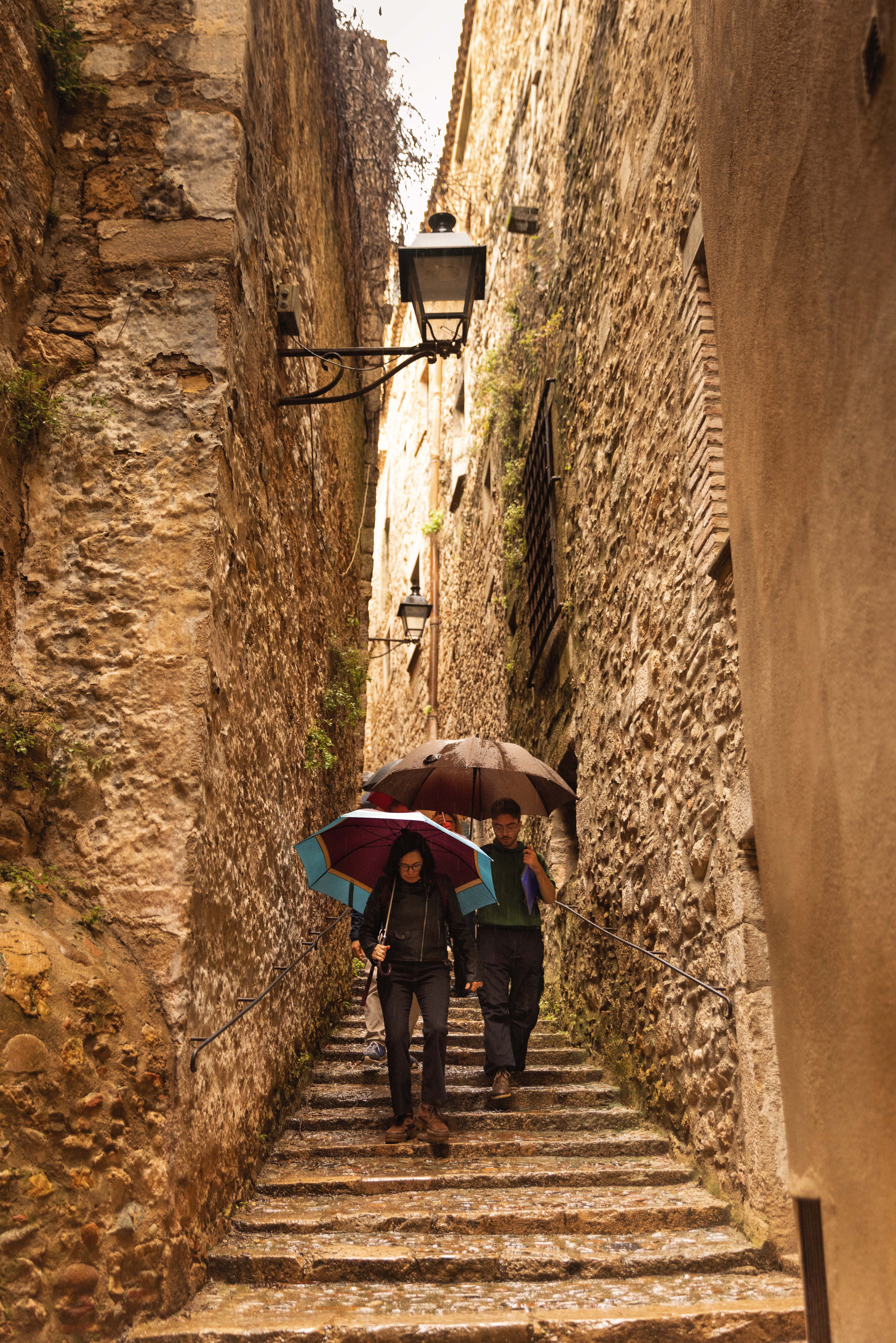 Calles angostas del Call, el barrio judío.