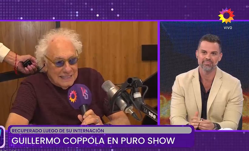 Guillermo Coppola rompió el silencio sobre su salud y dijo cómo sigue su tratamiento 6 Coppola llevó tranquilidad sobre su estado de salud (Foto: El Trece)