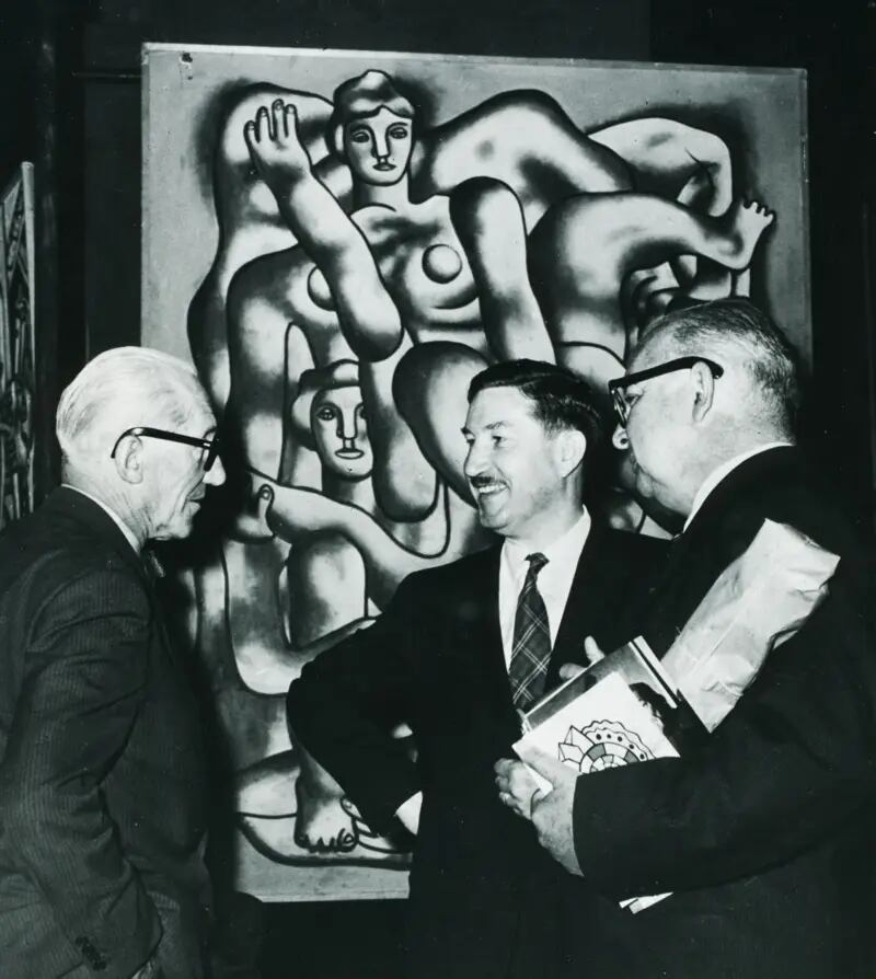 Villanueva era amigo de connotadas figuras artísticas del siglo XX como Charles-Édouard Jeanneret, mejor conocido como Le Corbusier