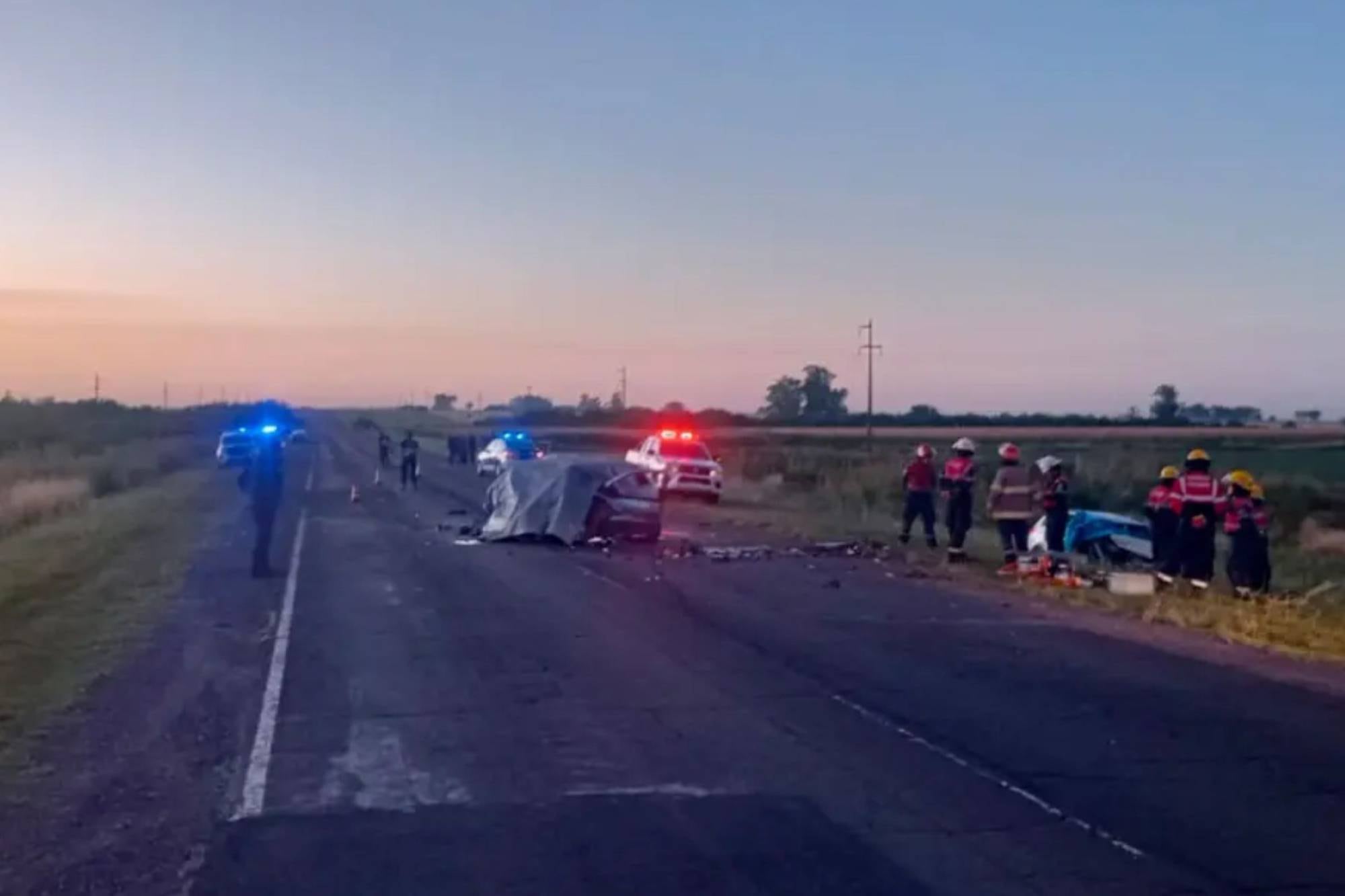 Chocaron de frente en una ruta de Entre Ríos y tres personas fallecieron.