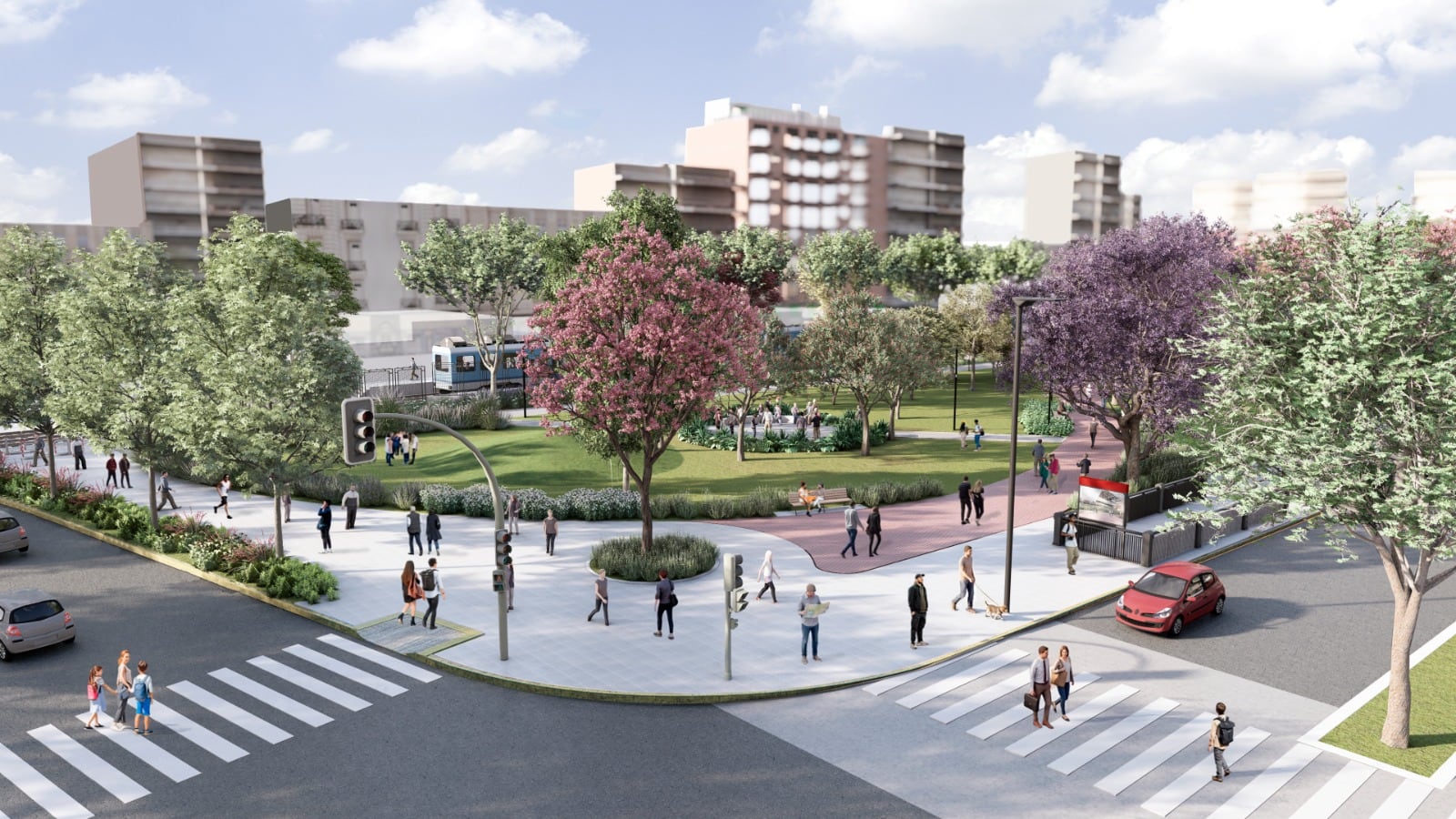 Cómo quedaría el parque una vez construido