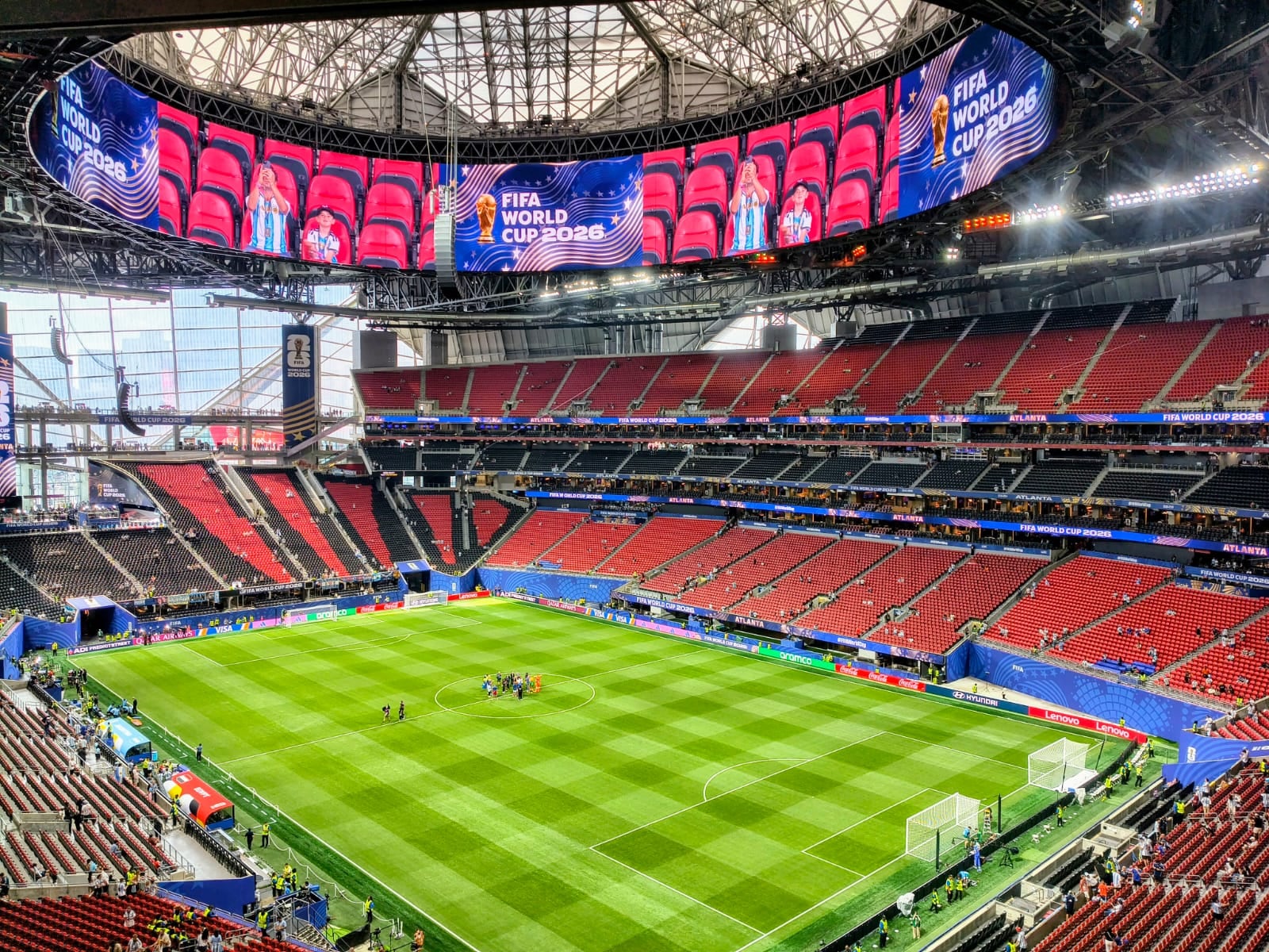Todo preparado para el cruce de la selección argentina con Egipto en Atlanta