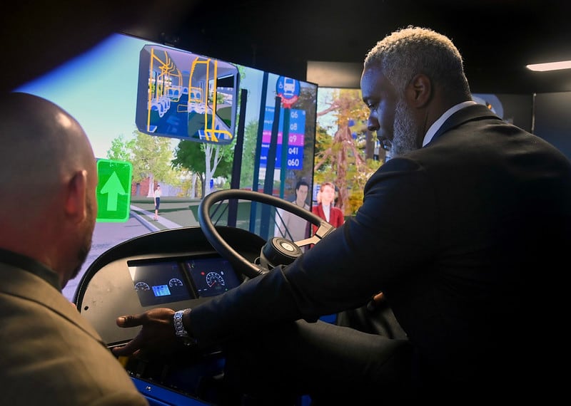 Los choferes ya están probando los diferentes simuladores en Nueva York