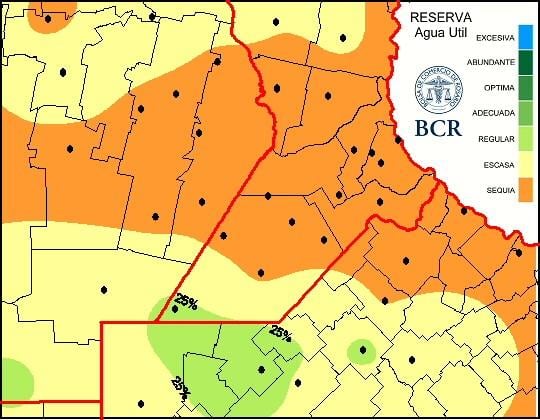 En la zona núcleo hay bajas reservas de agua, según la BCR