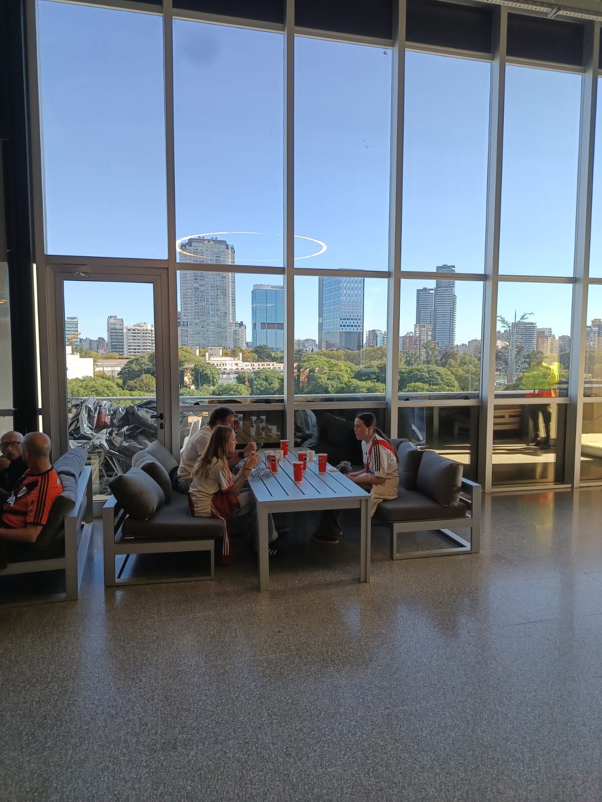 La vista de los techos de Núñez desde el nuevo estadio