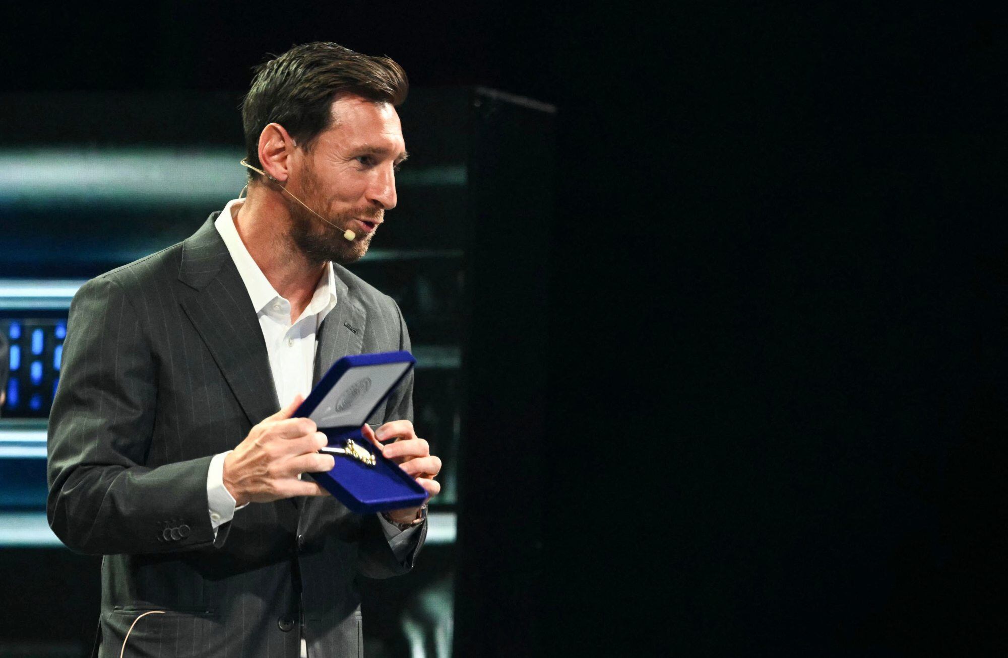 Lionel Messi, con la llave de la ciudad de Miami