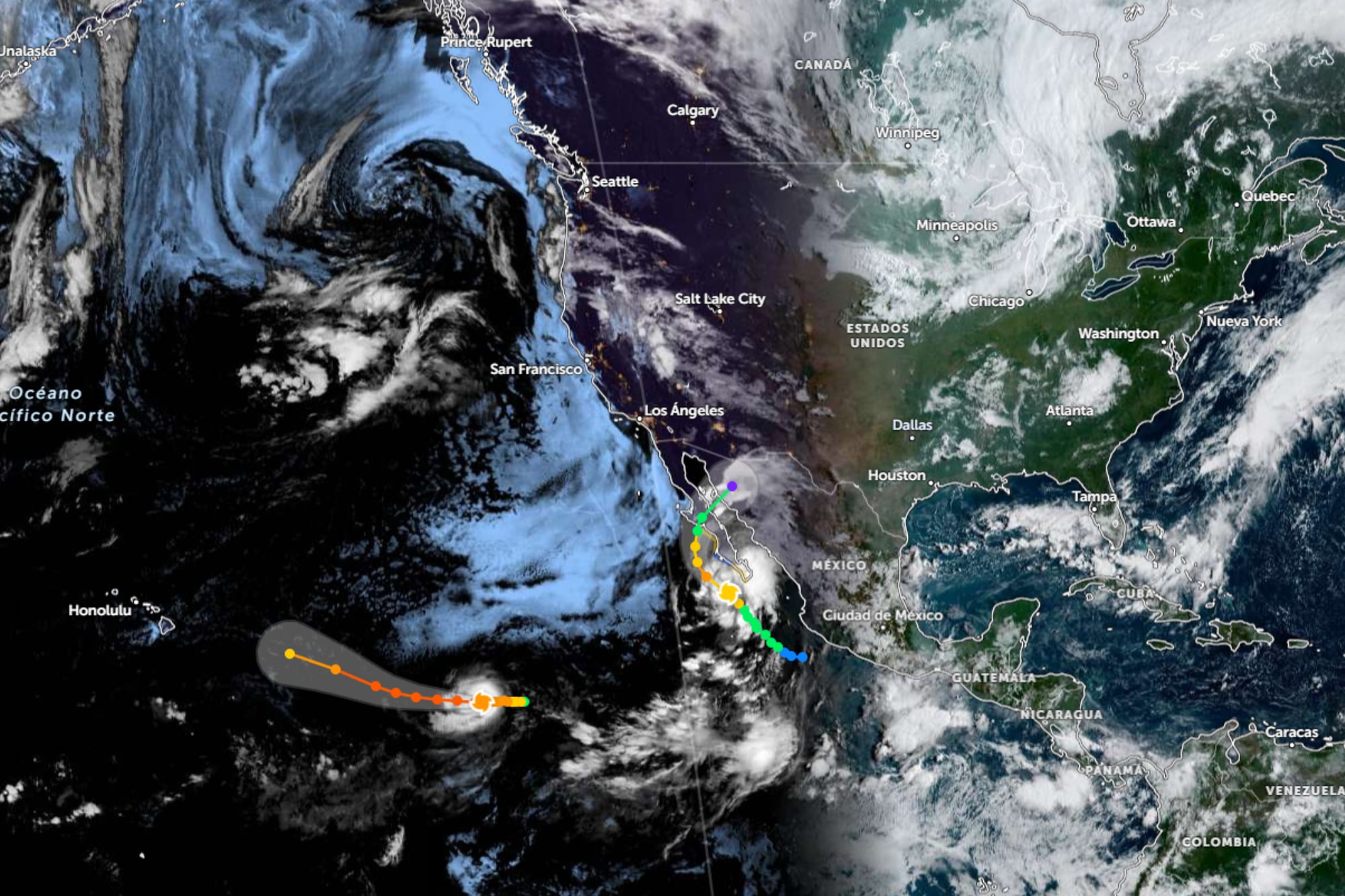El huracán Kiko podría pasar por Hawái entre el 9 de 10 de septiembre