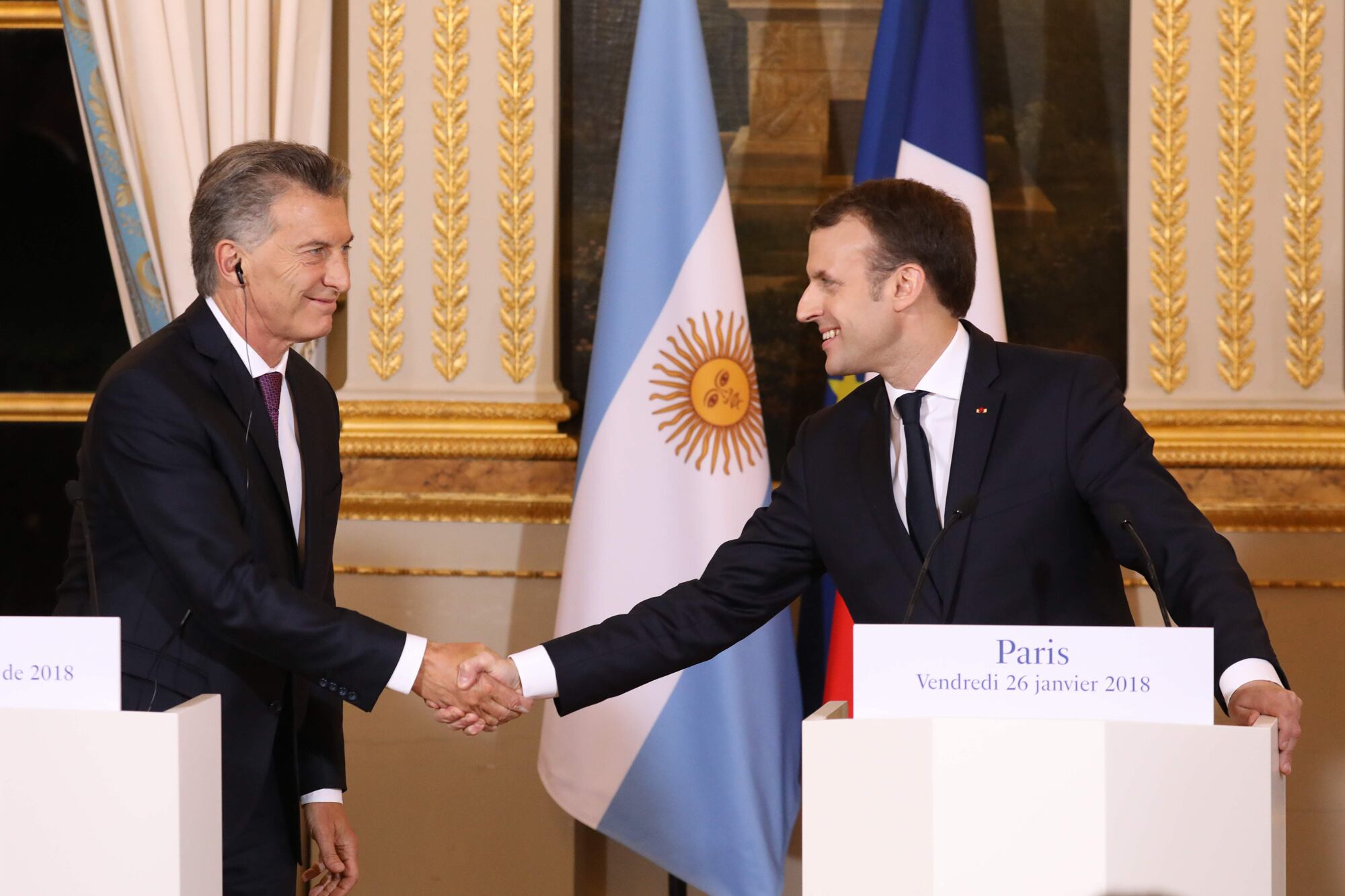 Un encuentro entre Macri y Macron